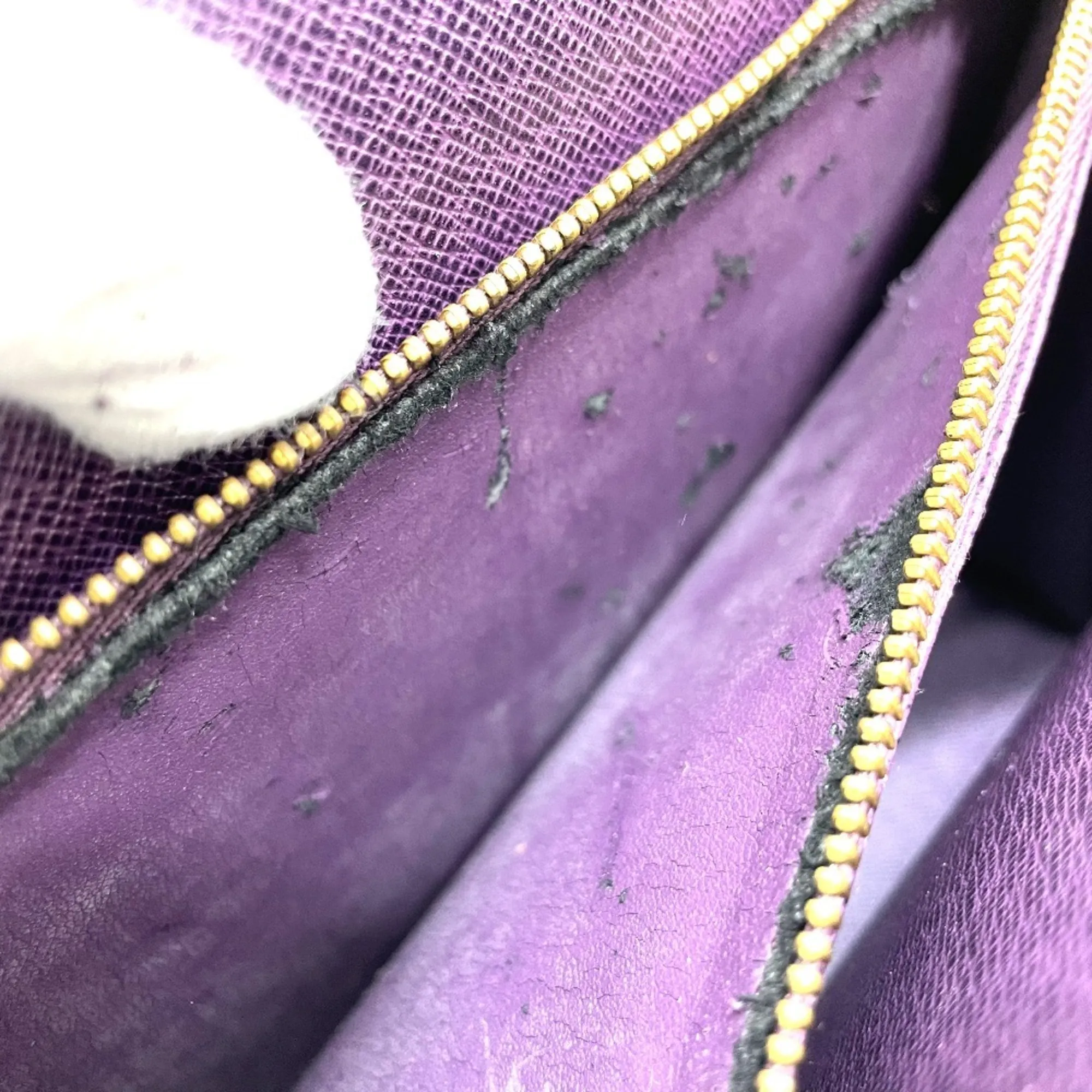 LOUIS VUITTON Yellow Leather Bag