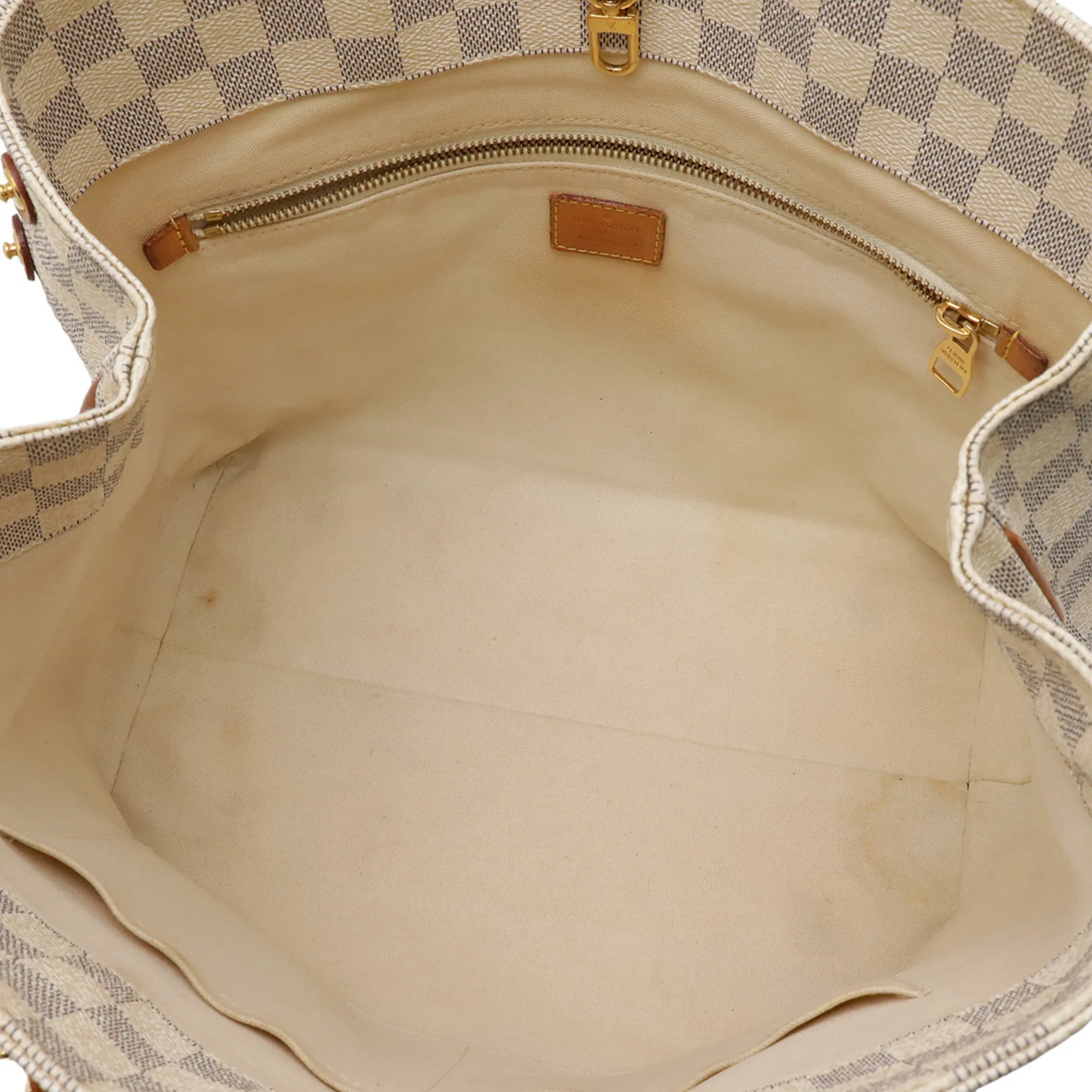 LOUIS VUITTON White Damier Shoulder Bag