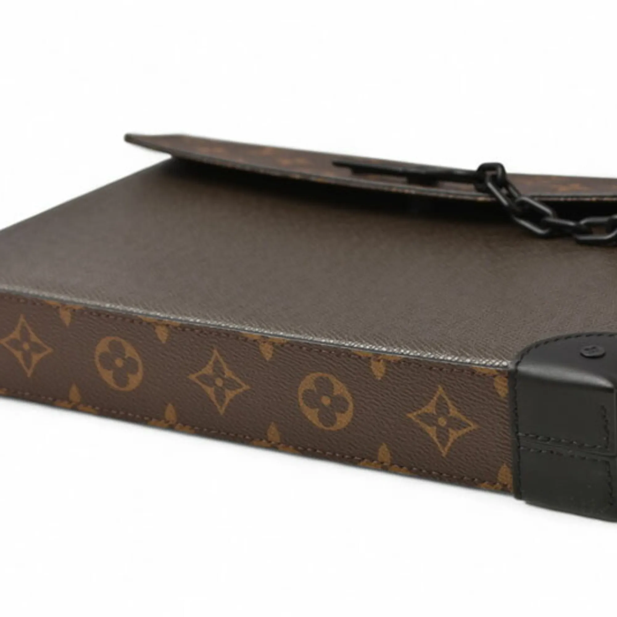 LOUIS VUITTON Brown Monogram Clutch Bag