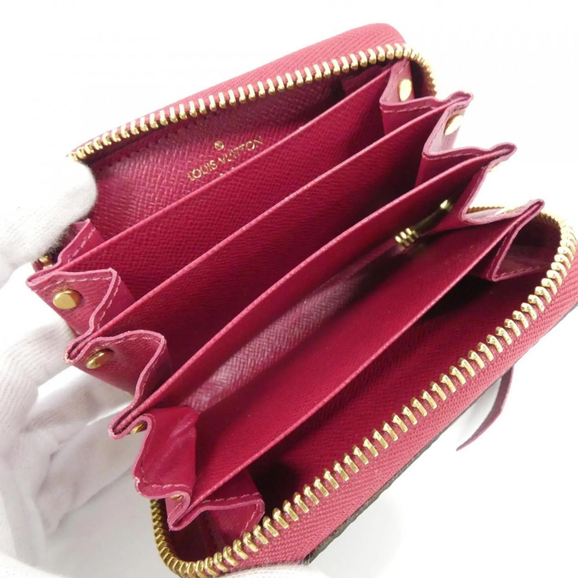 LOUIS VUITTON Brown Monogram Card Holder