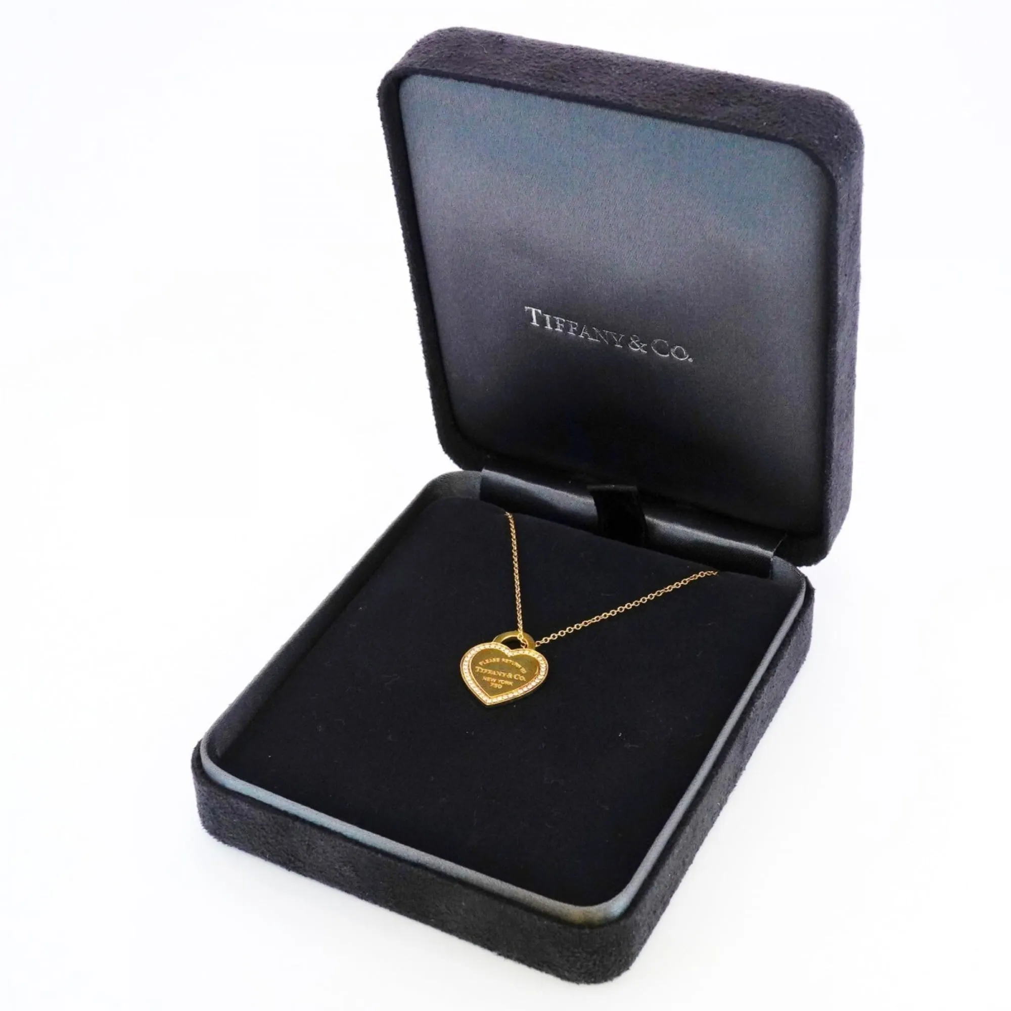 TIFFANY & CO. 18k Gold Diamond Necklace