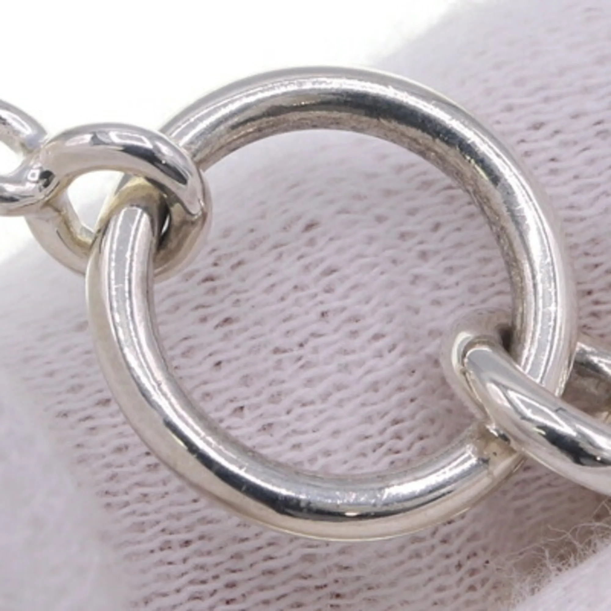 HERMES Silver Charm Bracelet