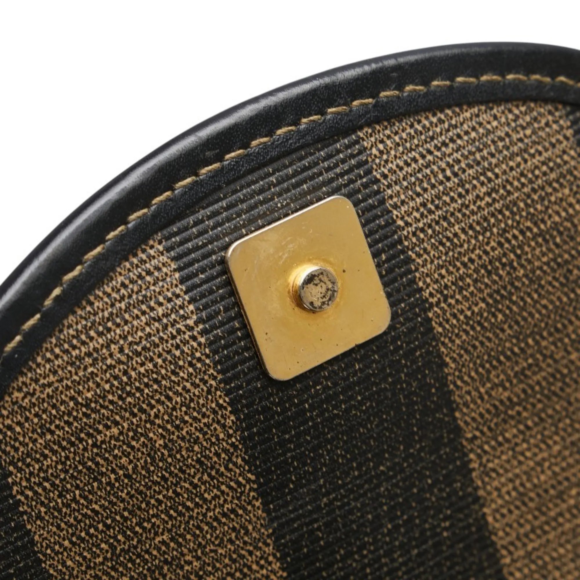 FENDI Black Leather Backpack