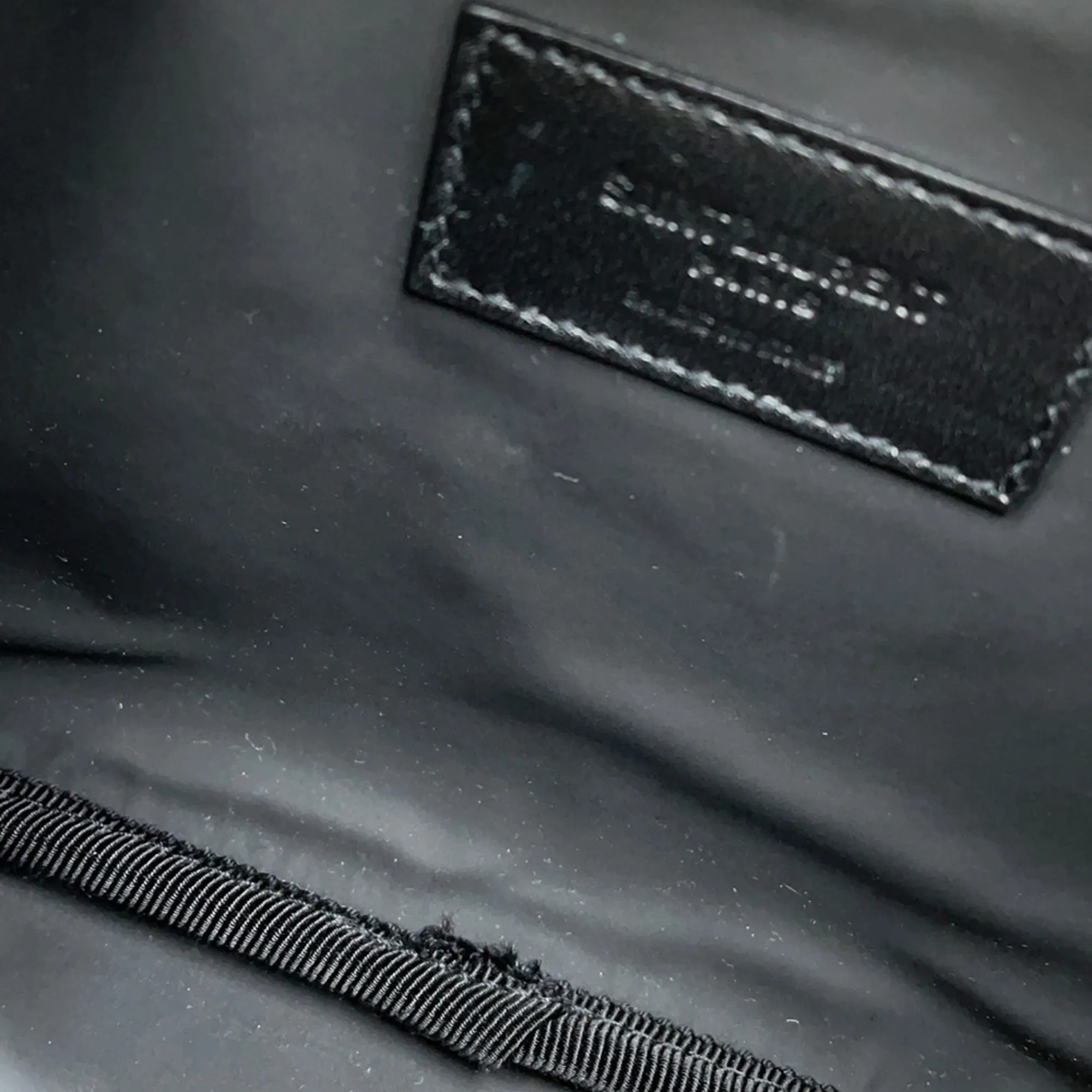 YVES SAINT LAURENT Black Leather Clutch Bag