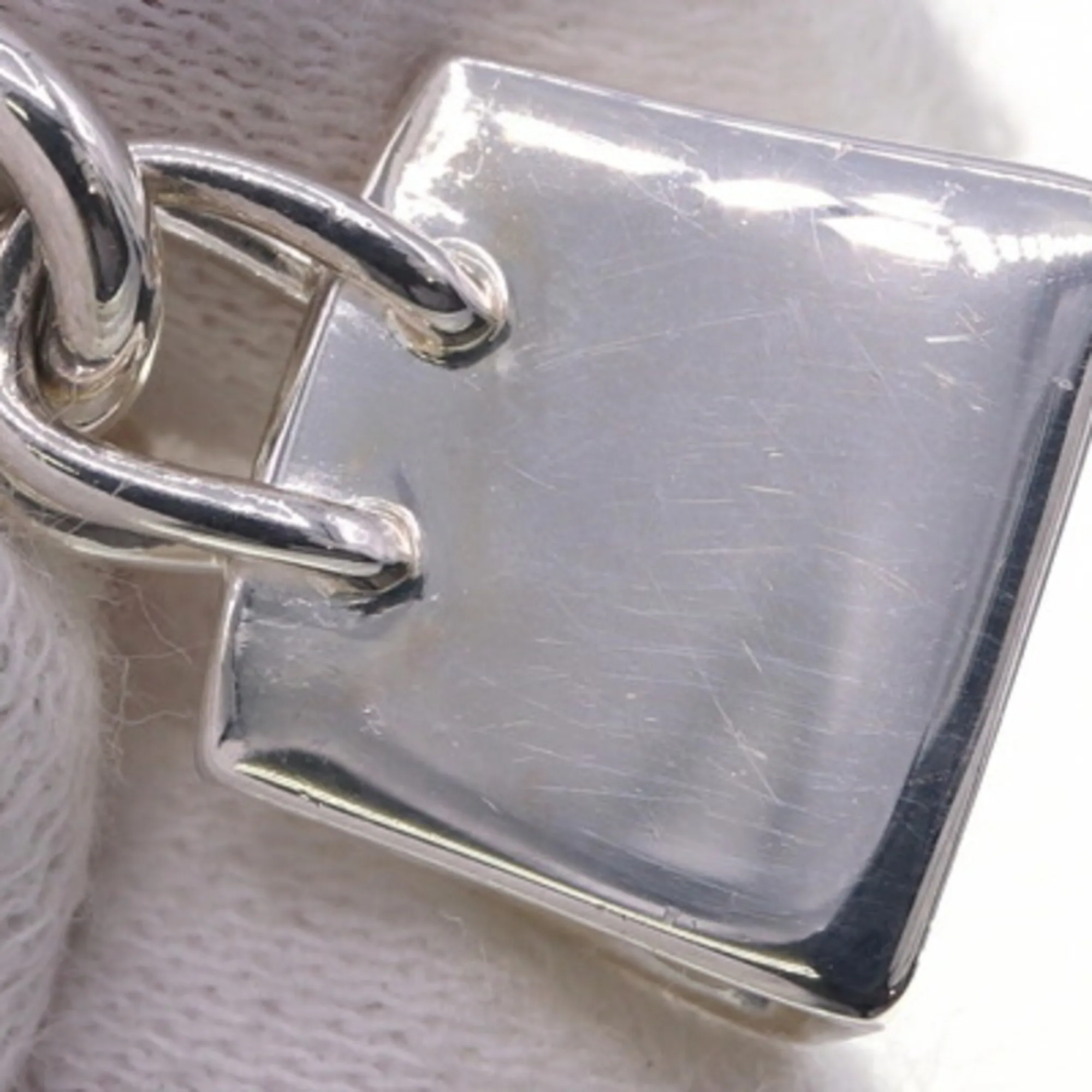 HERMES Silver Charm Bracelet