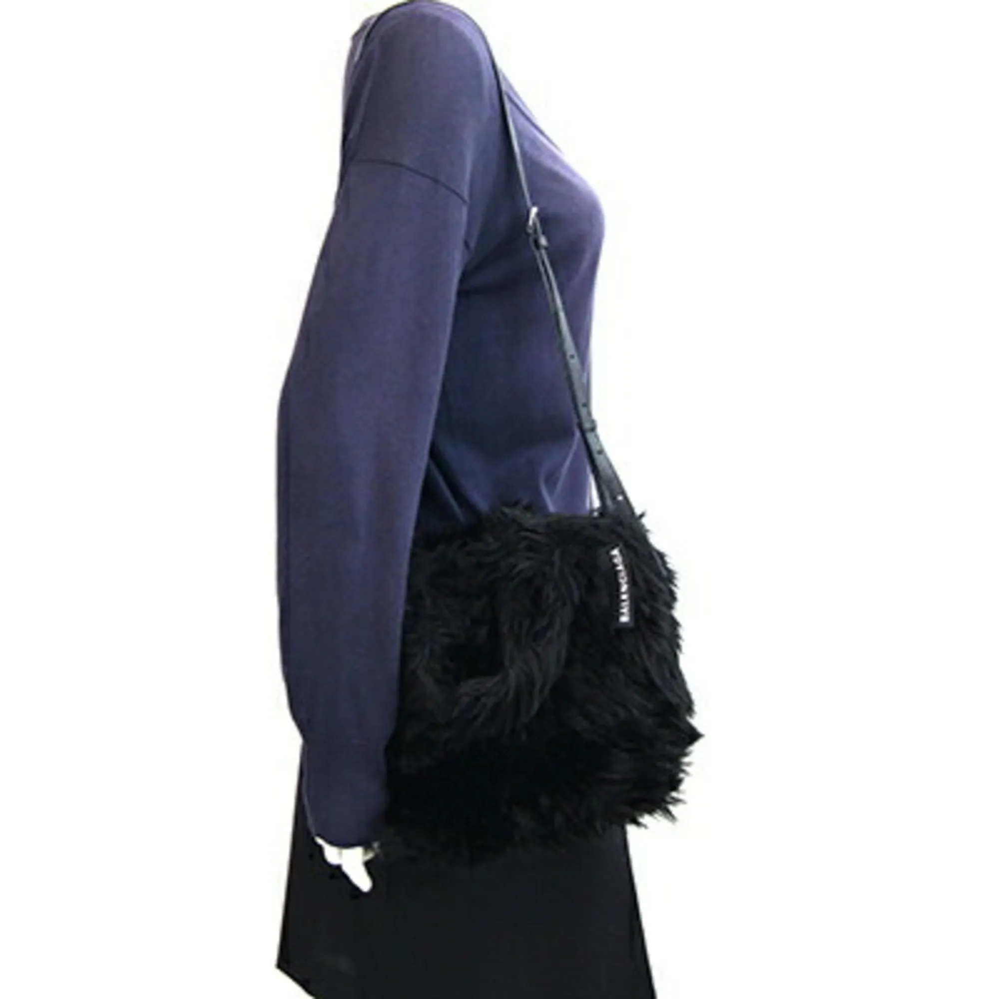 BALENCIAGA Black Leather Bag