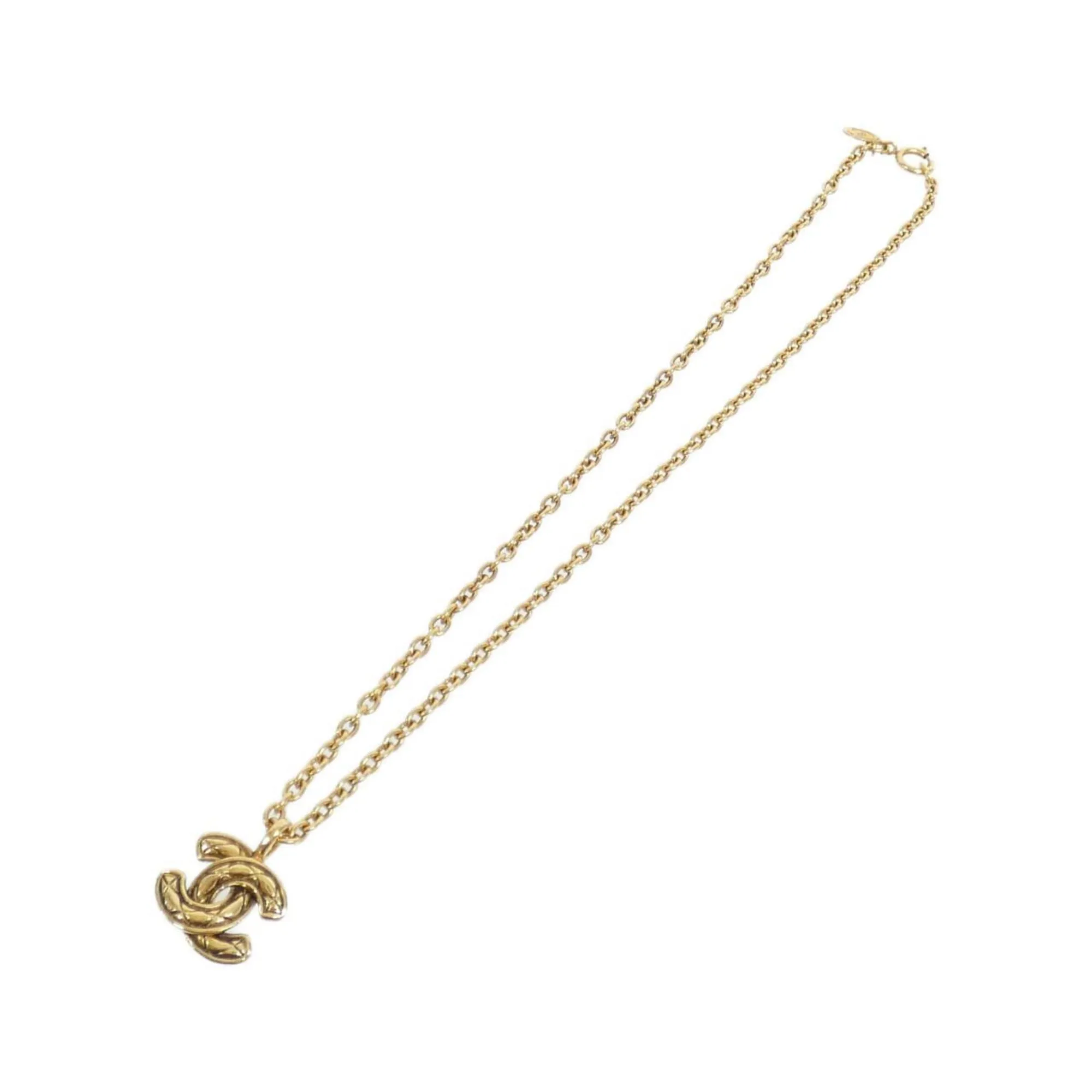 CHANEL Gold Necklace