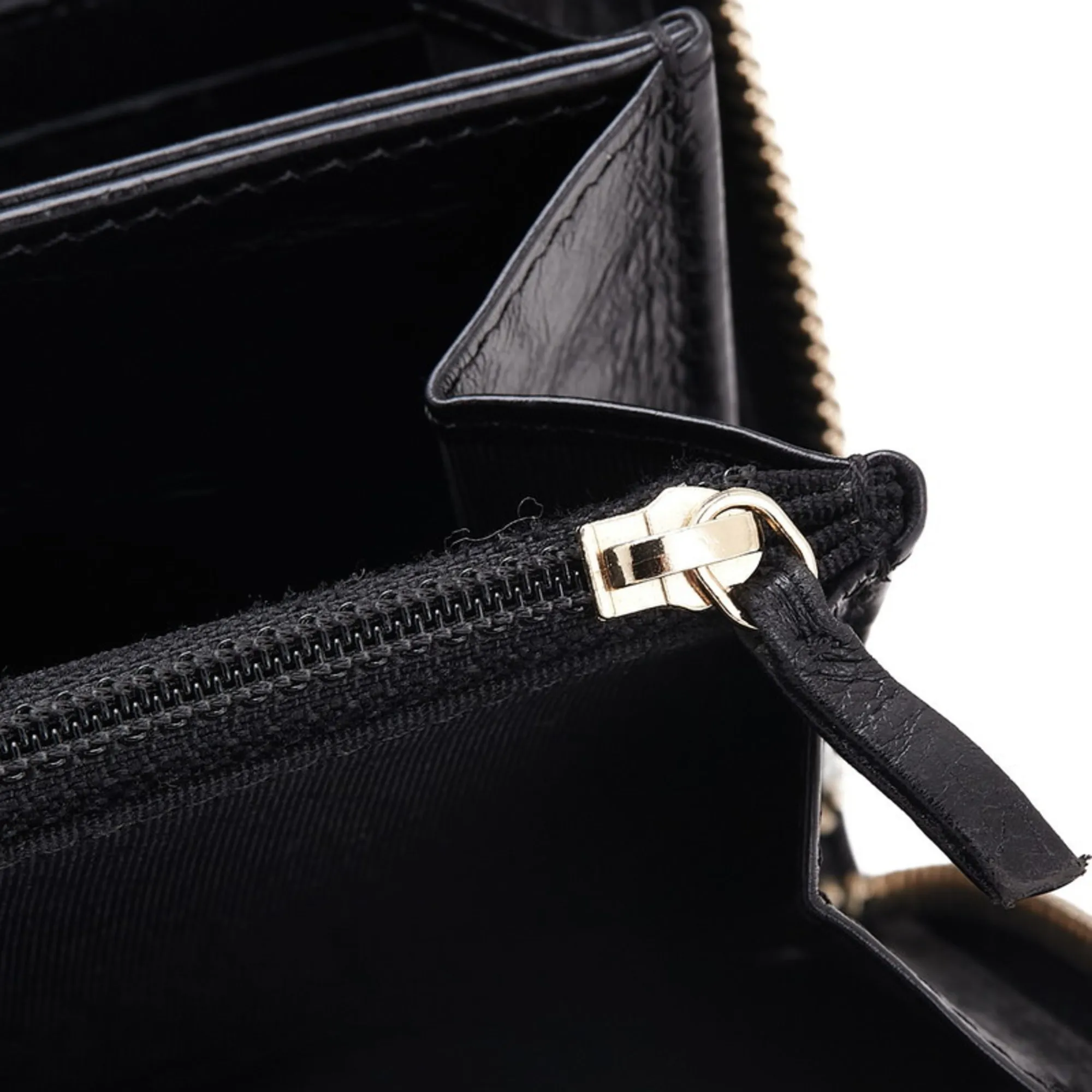 CHANEL Black Leather Wallet