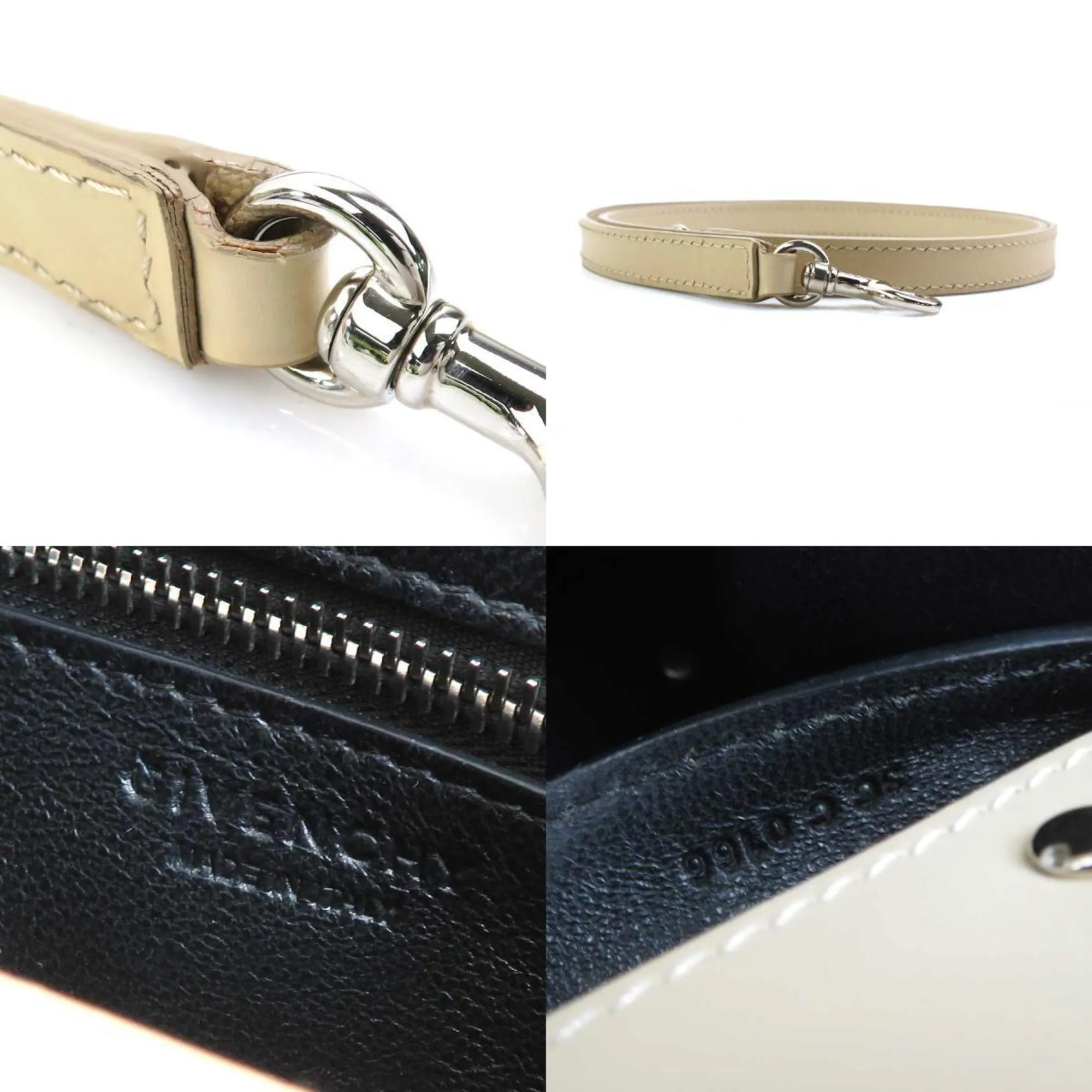 GIVENCHY Beige Leather Shoulder Bag