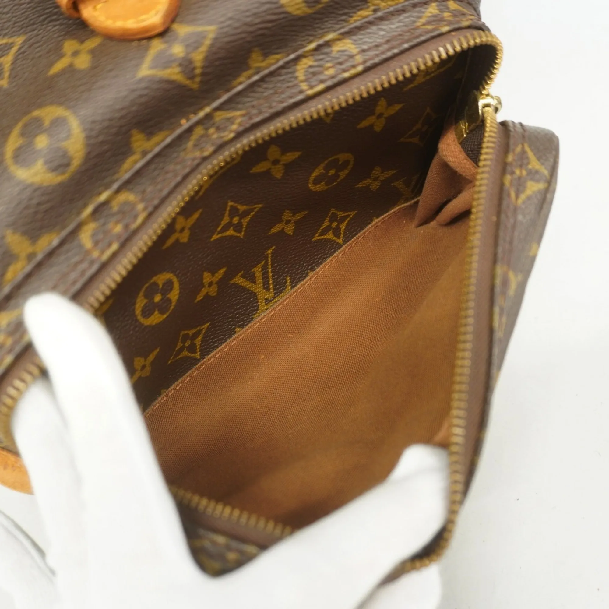 LOUIS VUITTON Brown Monogram Backpack