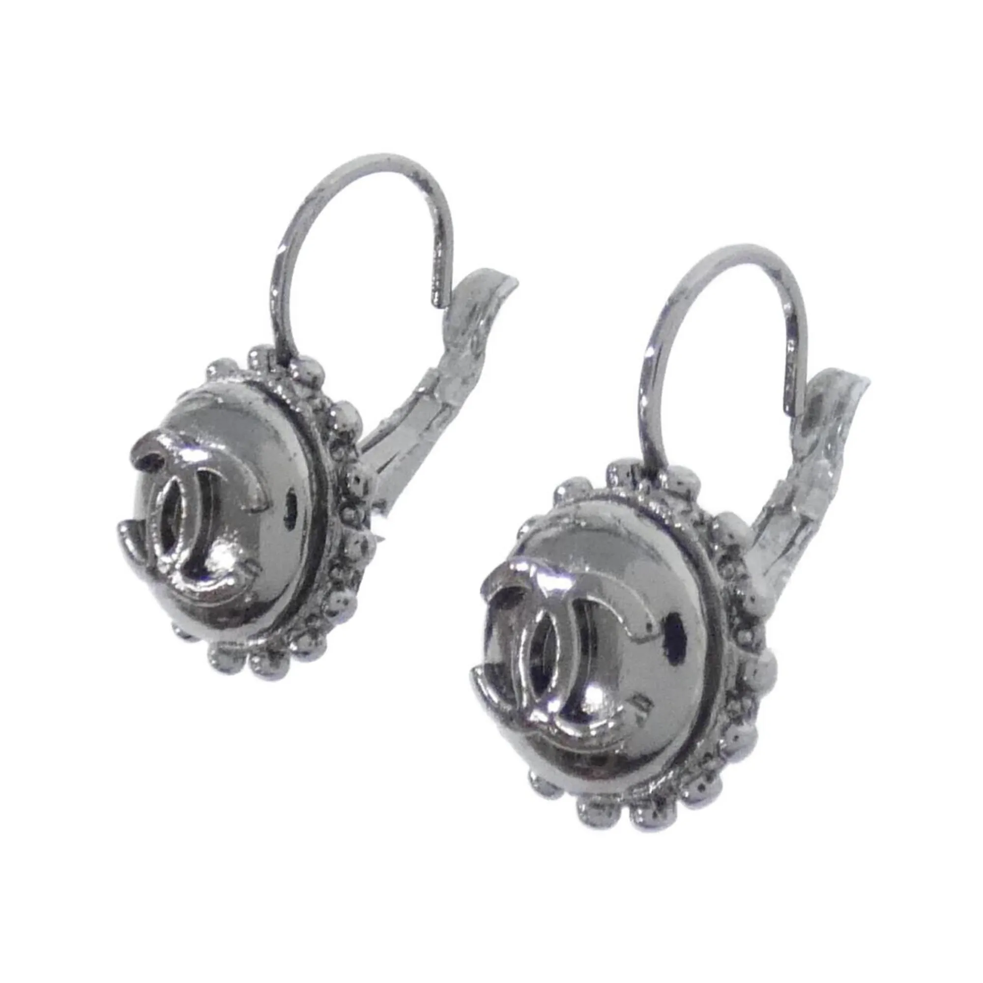 CHANEL Silver Earrings