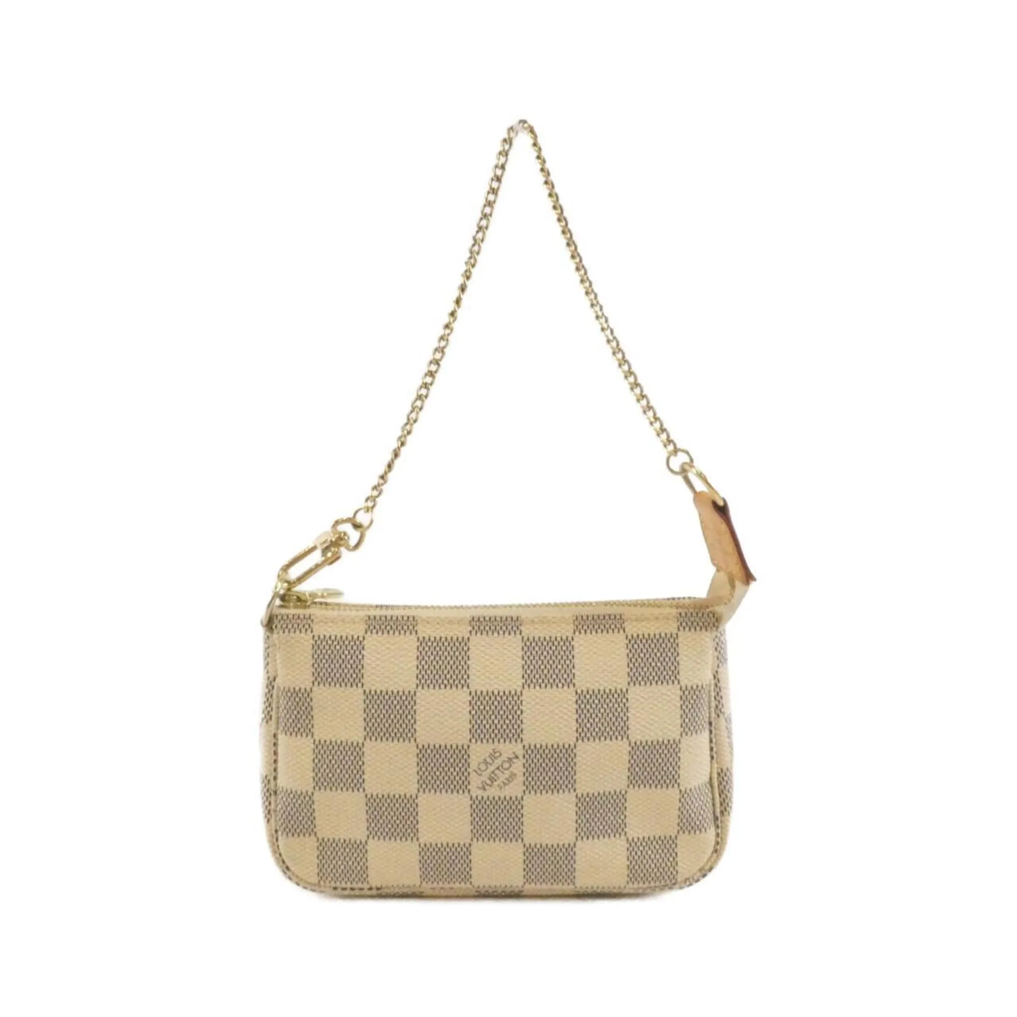LOUIS VUITTON Gold Damier Pouch