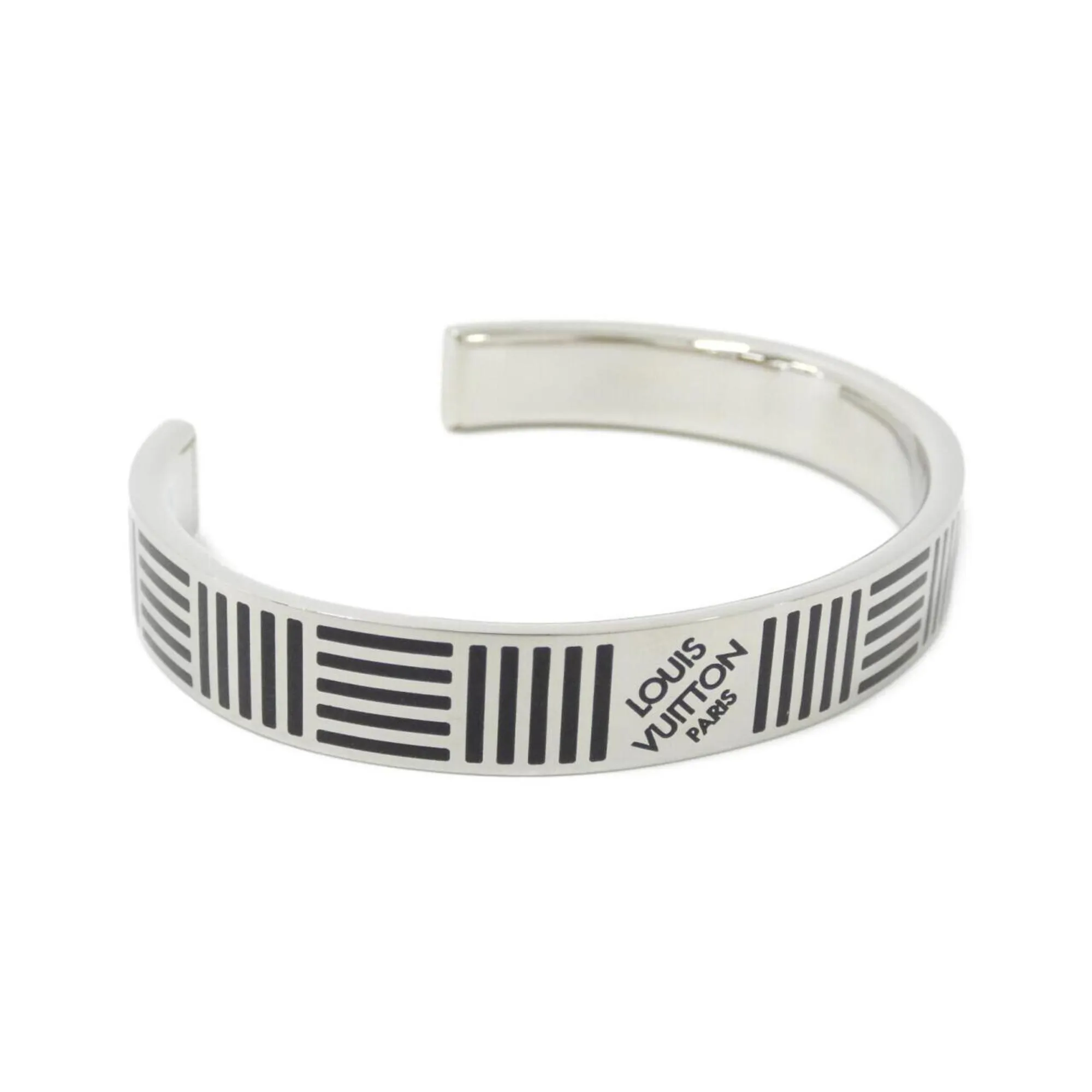 LOUIS VUITTON Black Damier Bracelet