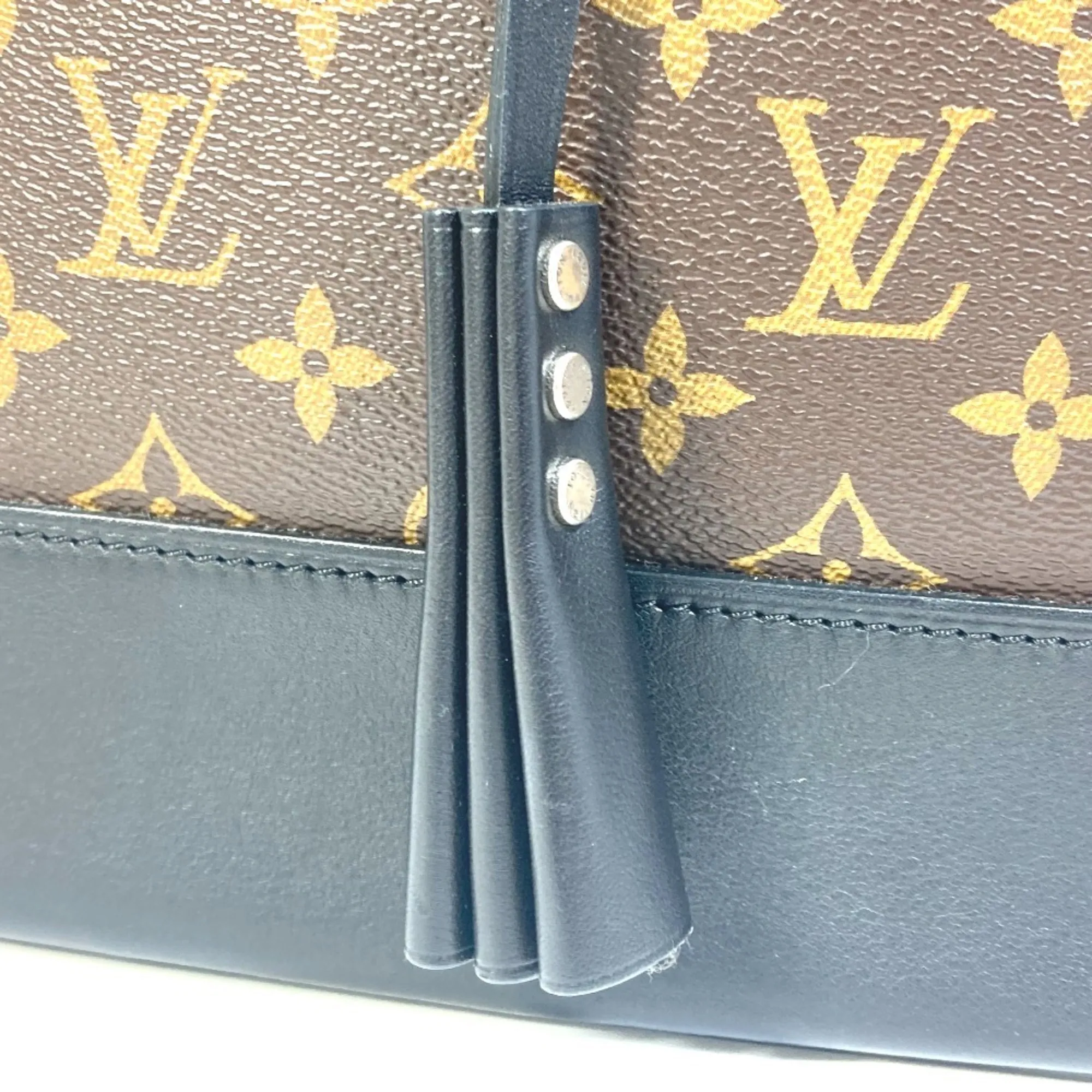 LOUIS VUITTON Black Monogram Shoulder Bag
