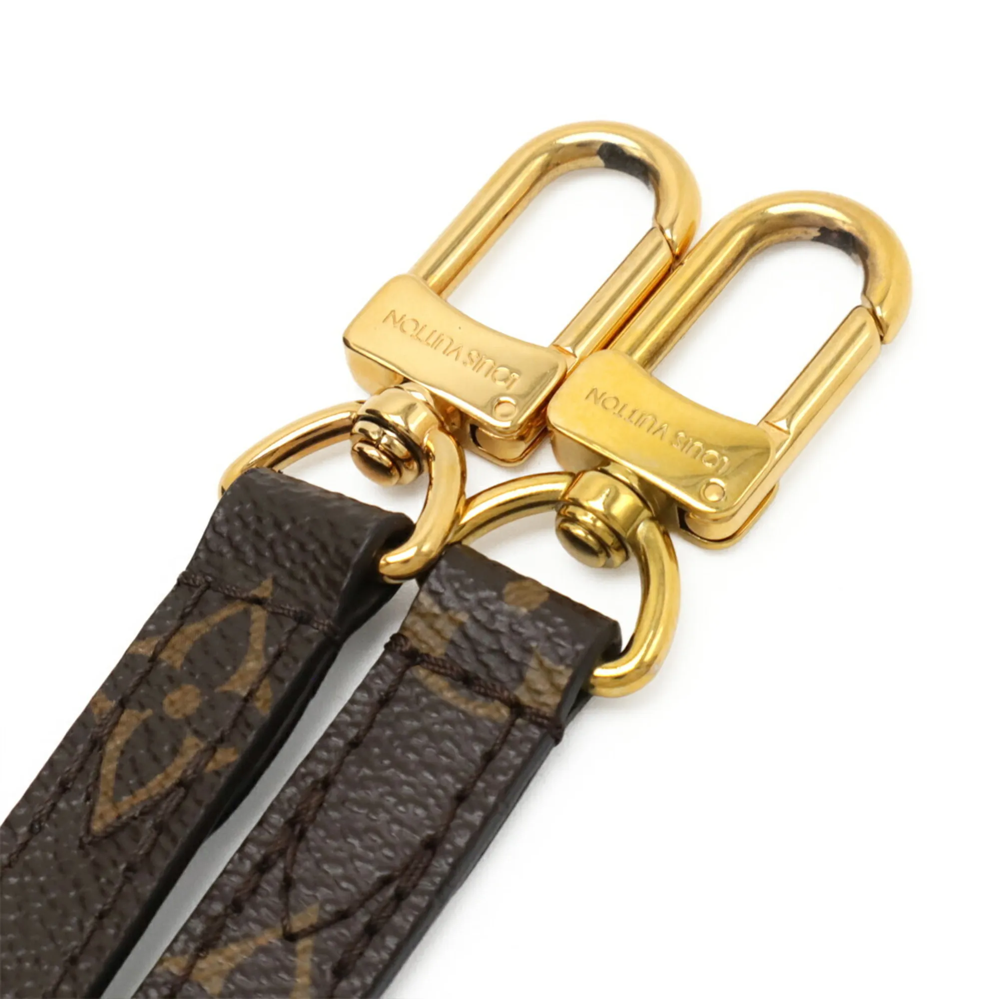 LOUIS VUITTON Brown Monogram Leather Shoulder Bag