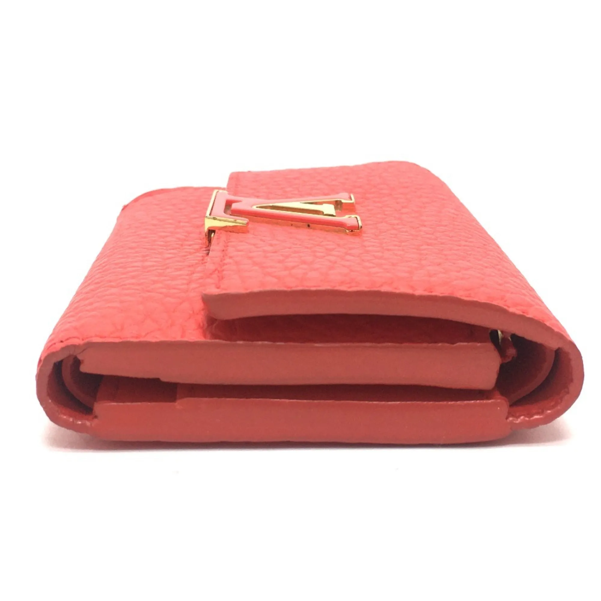 LOUIS VUITTON Red Leather Wallet