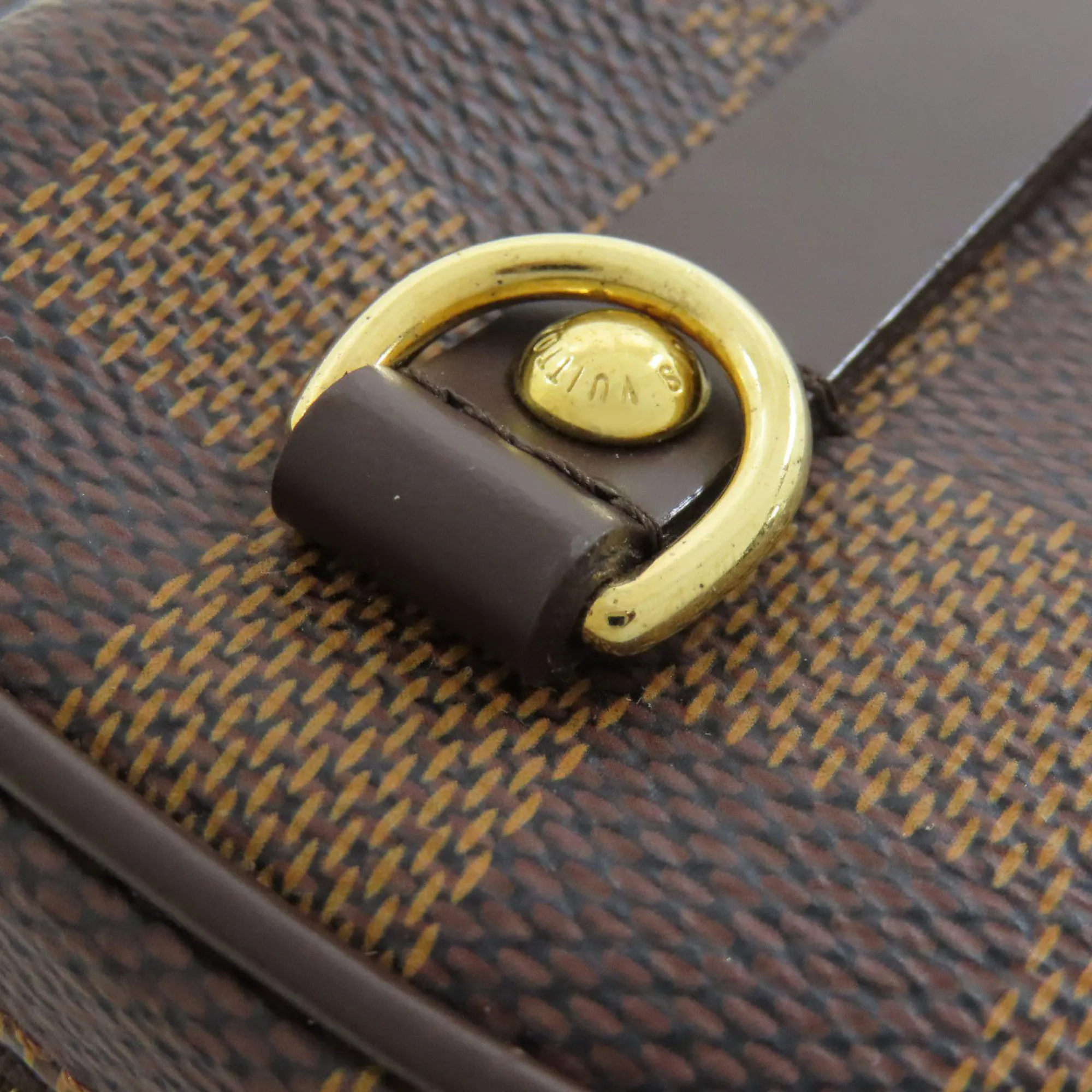 LOUIS VUITTON Brown Damier Pouch