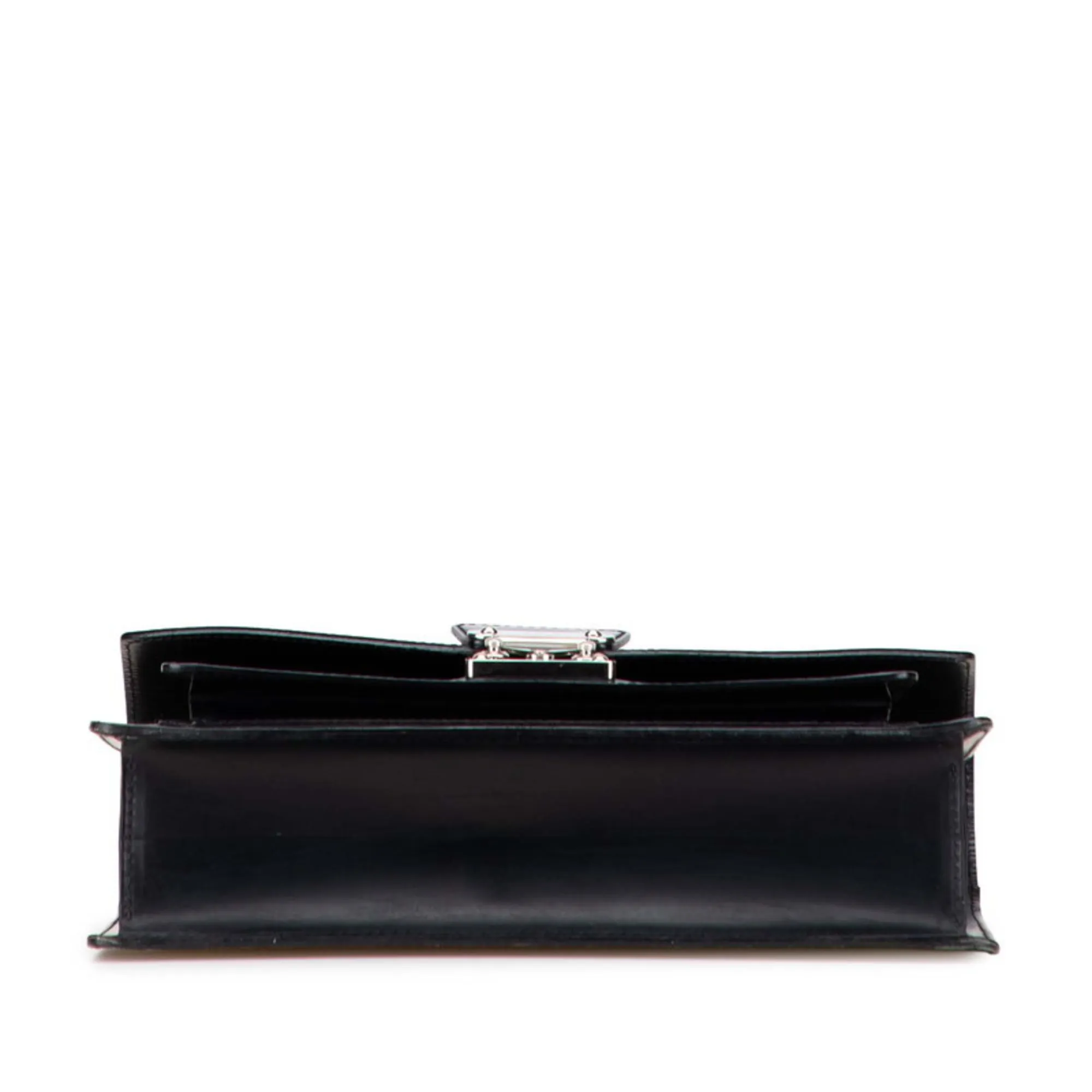 LOUIS VUITTON Black Leather Bag