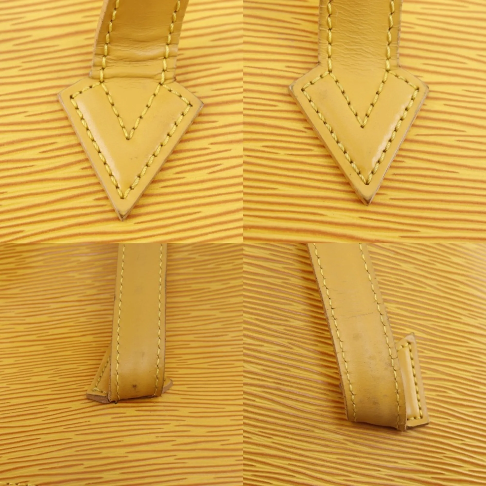 LOUIS VUITTON Yellow Leather Bag
