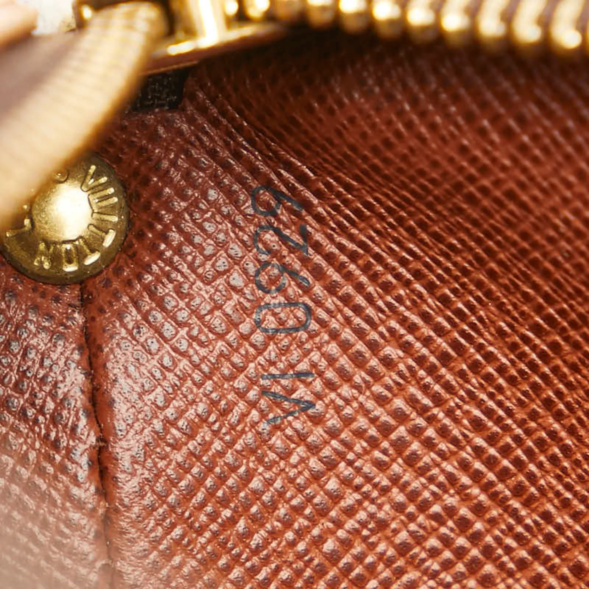 LOUIS VUITTON Brown Monogram Leather Shoulder Bag