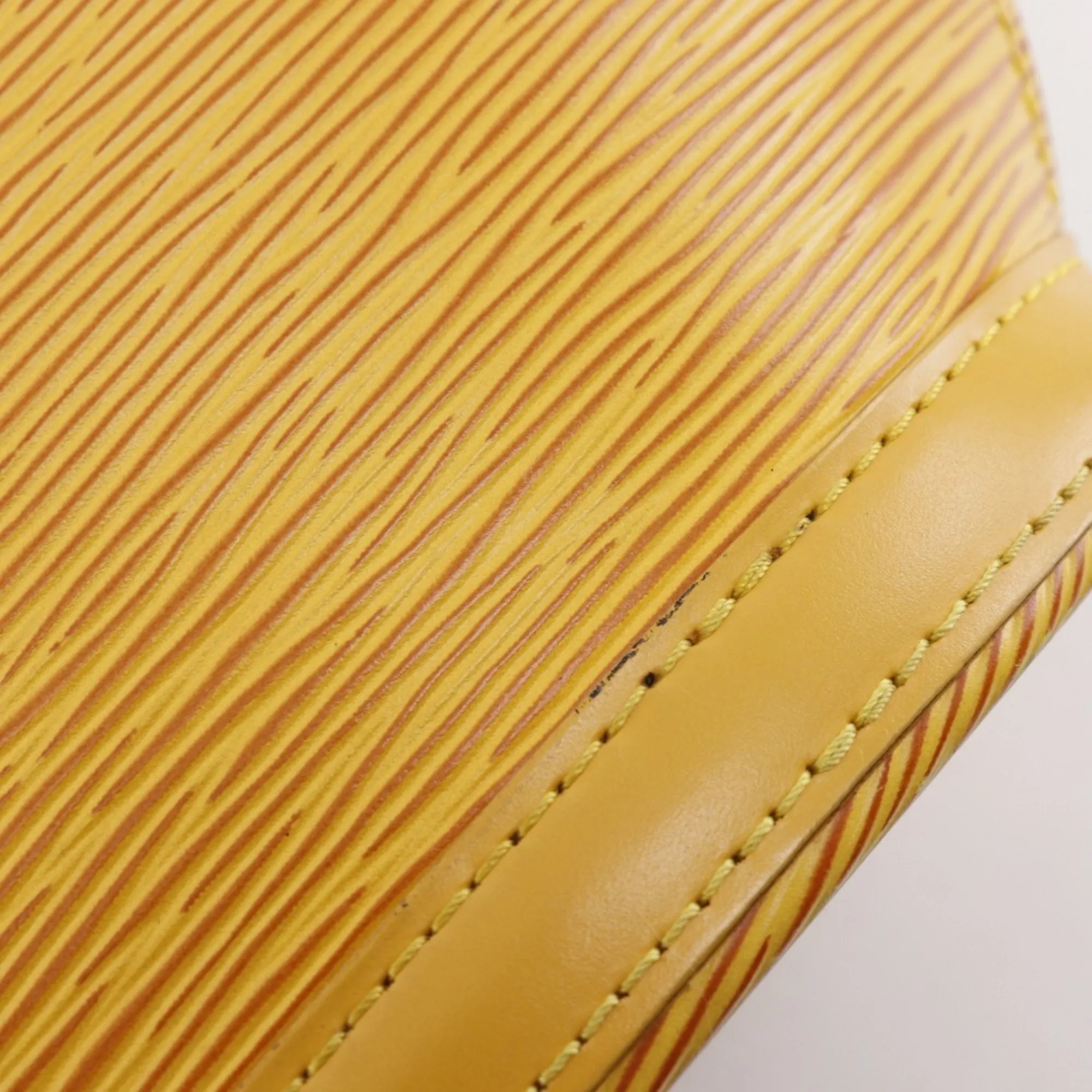 LOUIS VUITTON Yellow Leather Bag