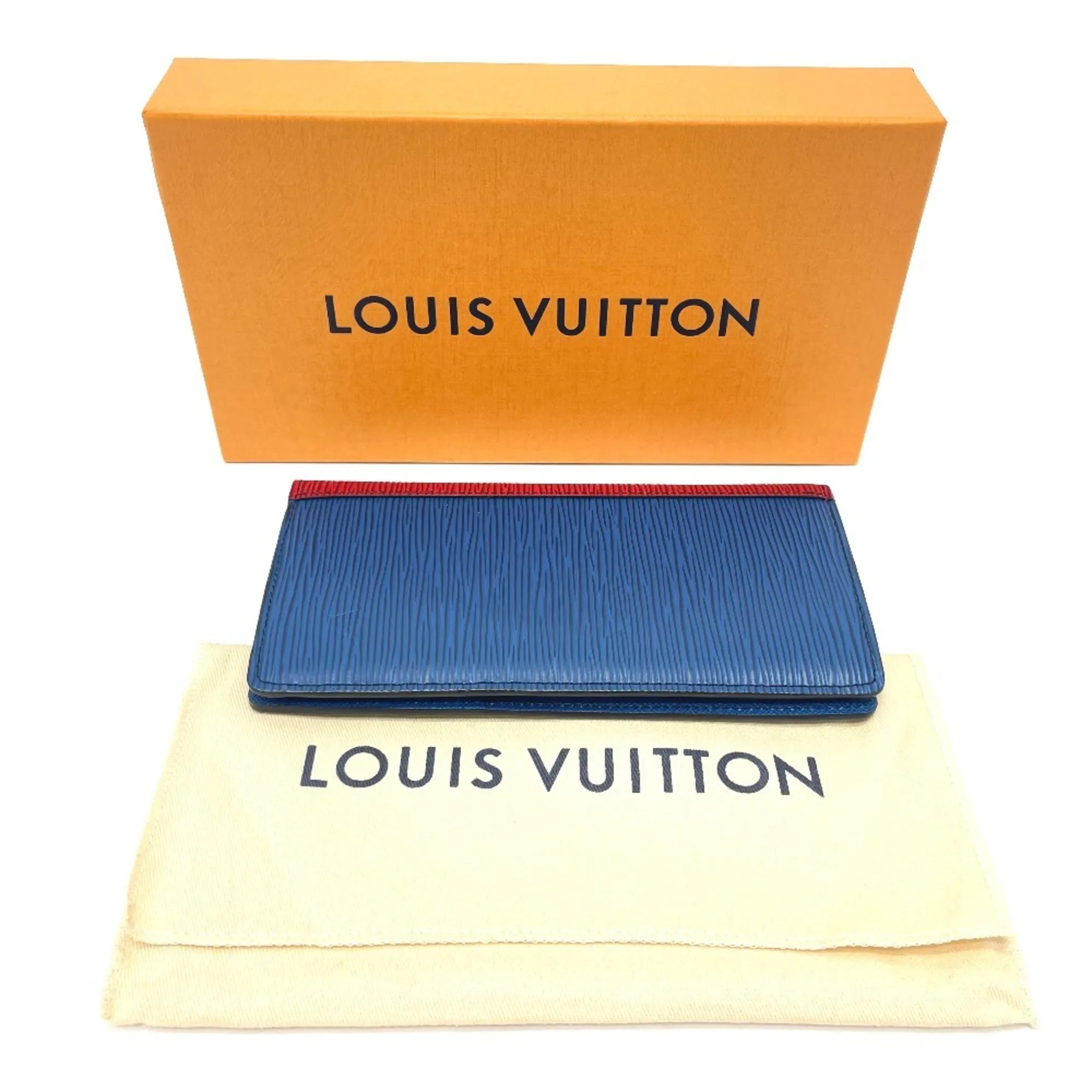 LOUIS VUITTON Red Leather Wallet