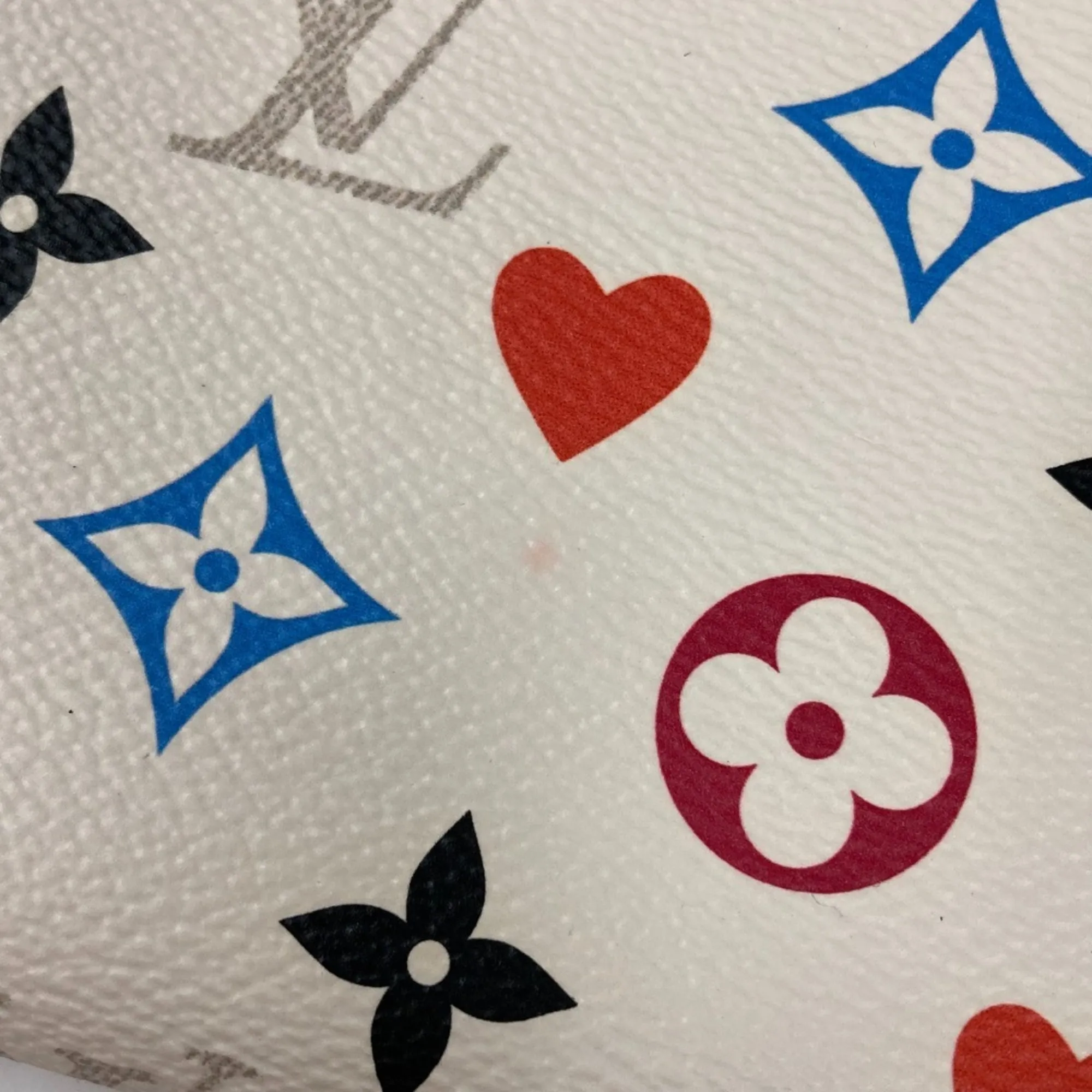 LOUIS VUITTON White Monogram Wallet