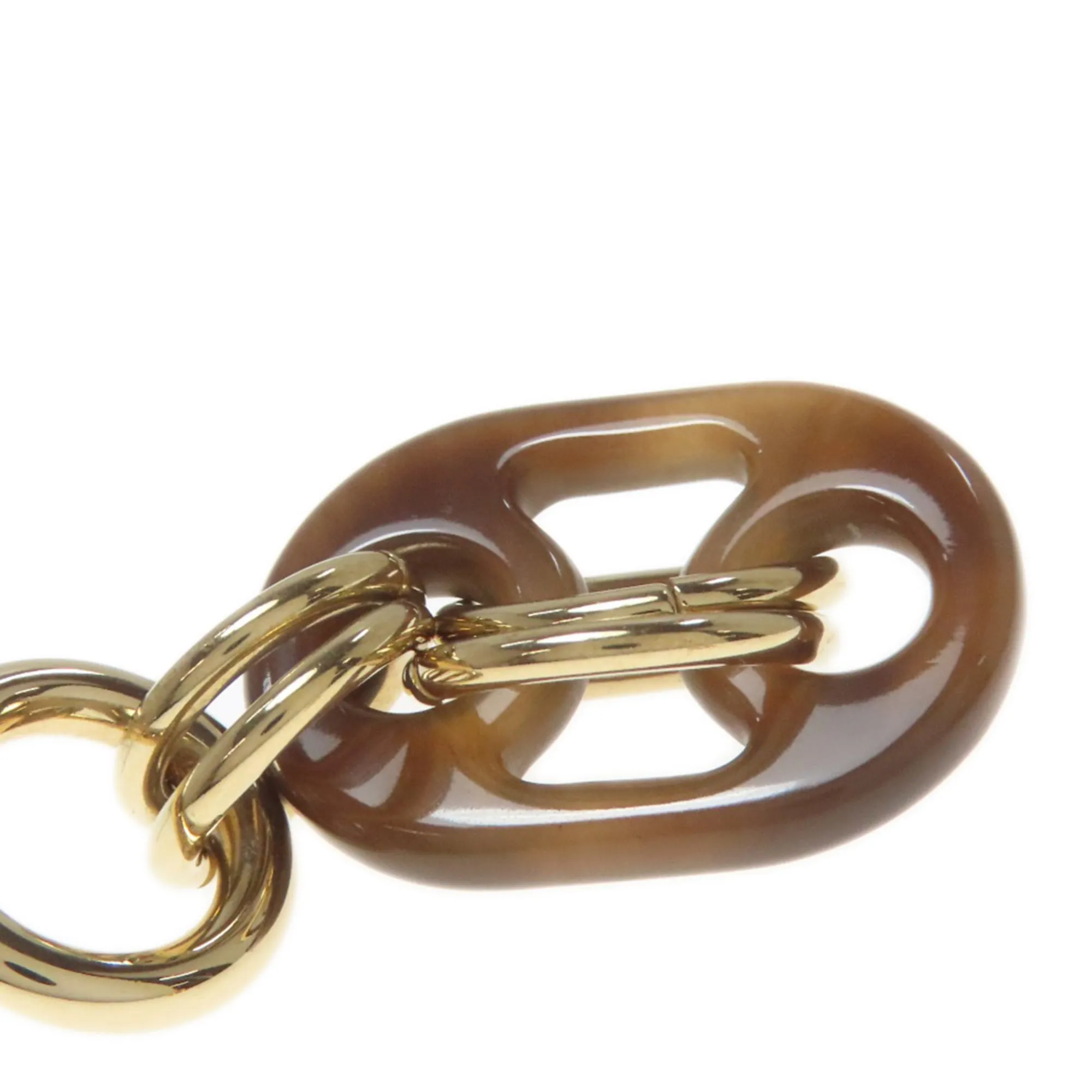 HERMES Brown Earrings