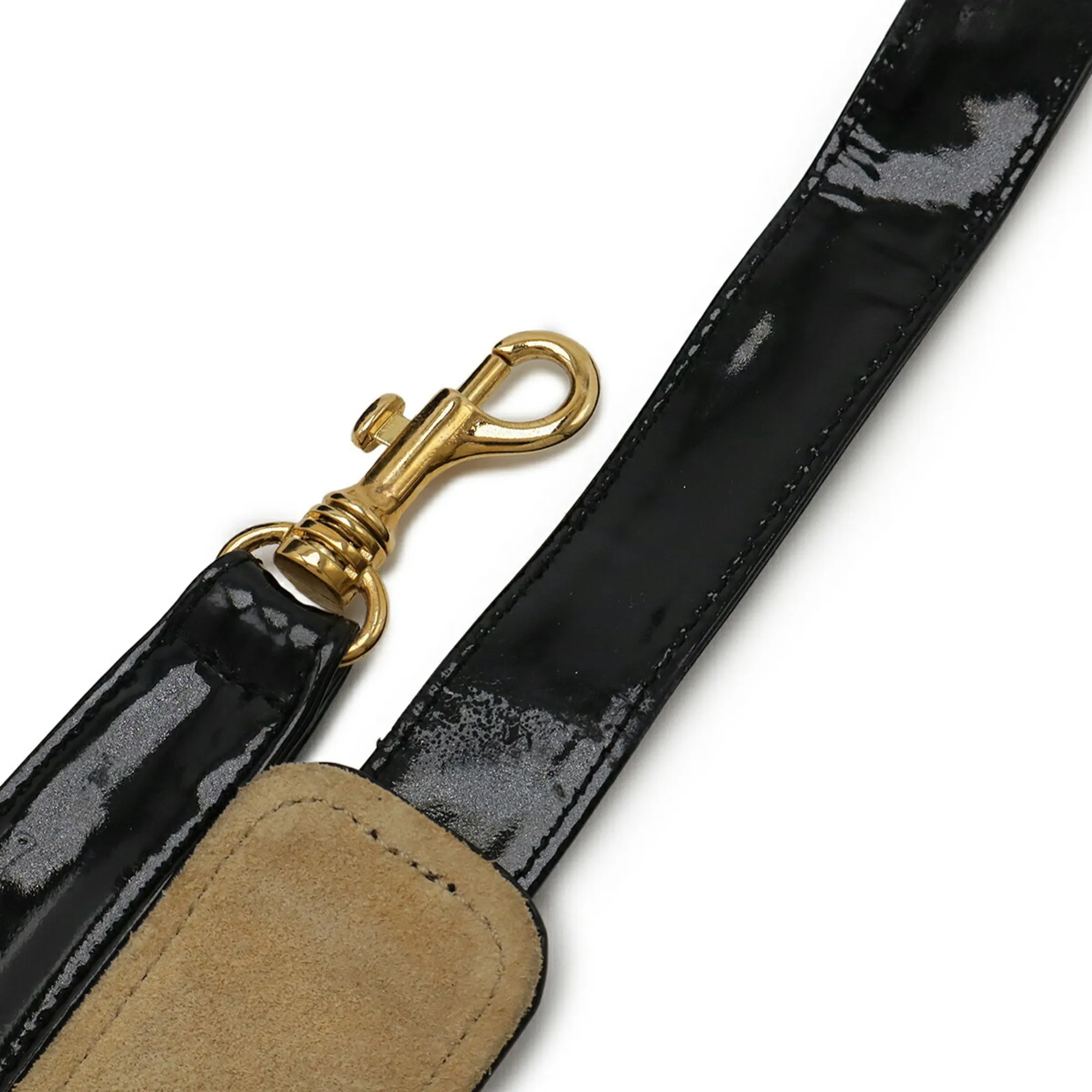 CHANEL Black Leather Logo Shoulder Bag