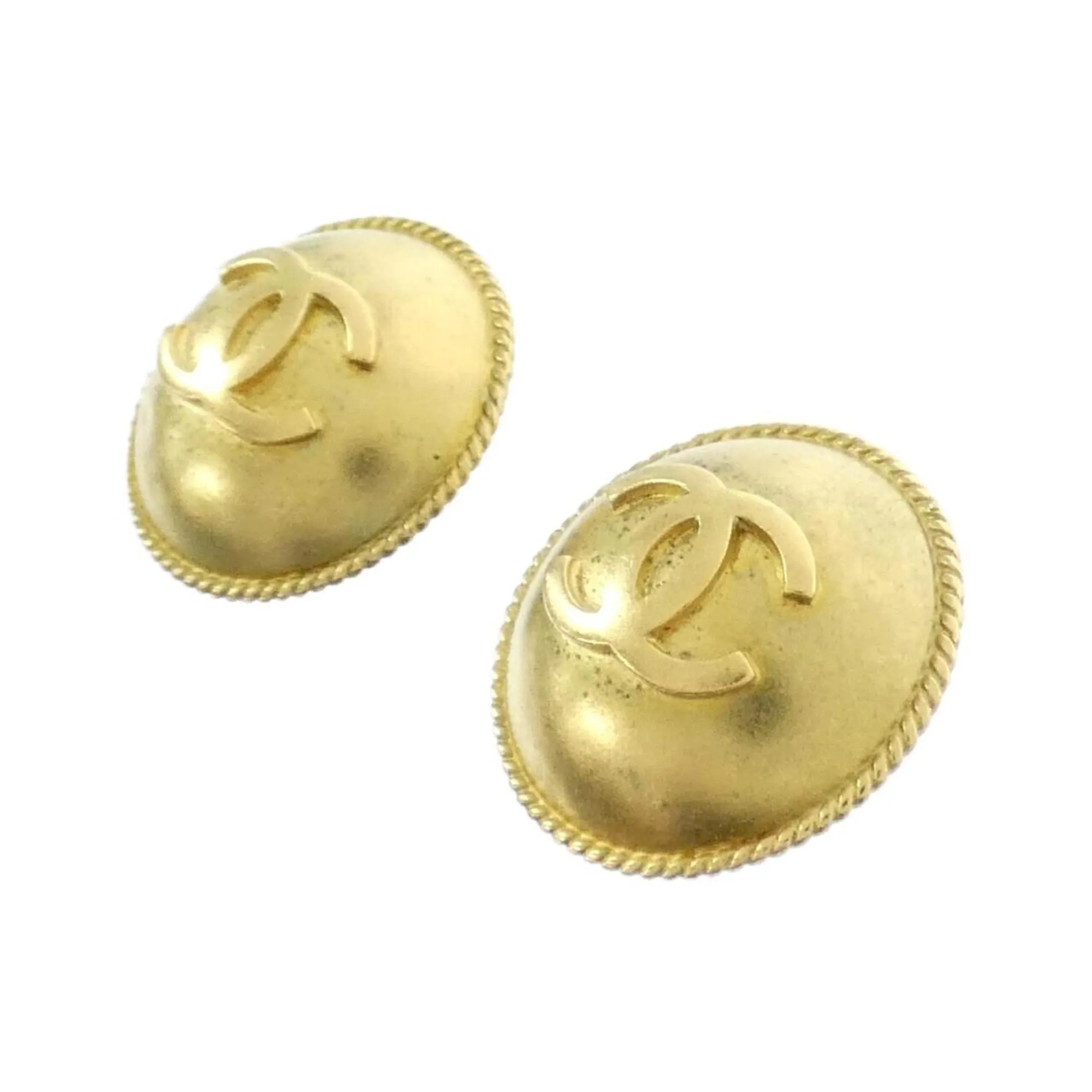 CHANEL Gold Earrings