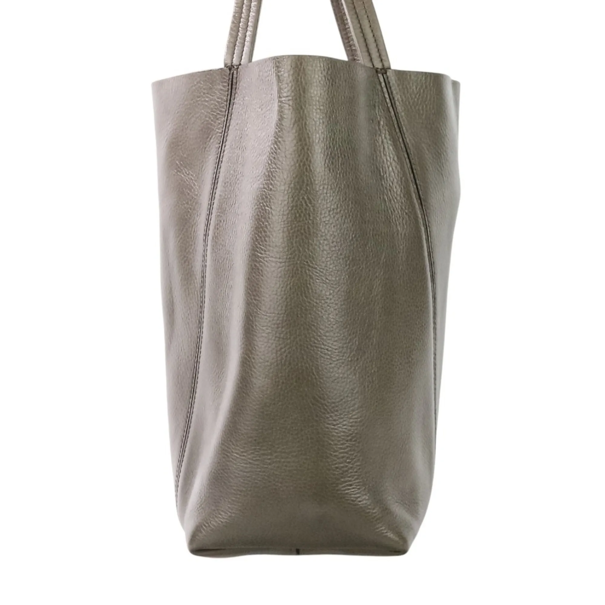 CHLOE Green Leather Tote Bag