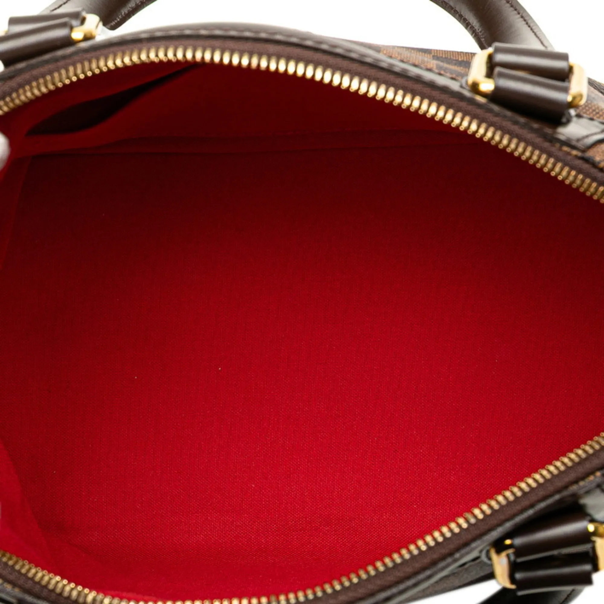 LOUIS VUITTON Brown Damier Leather Bag