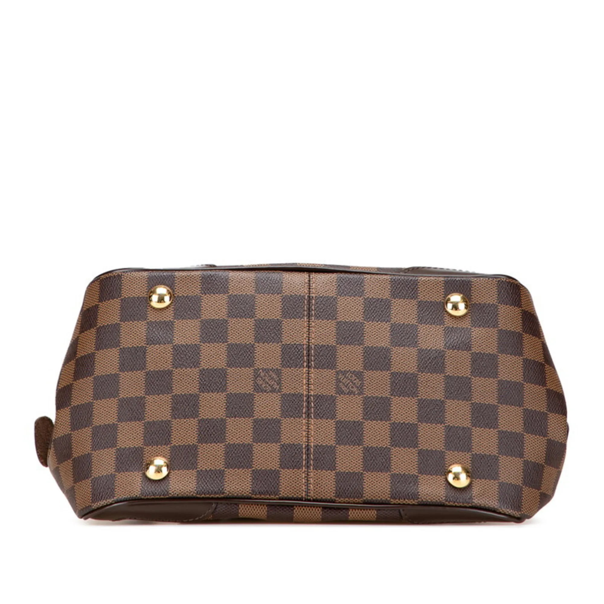 LOUIS VUITTON Brown Damier Leather Bag