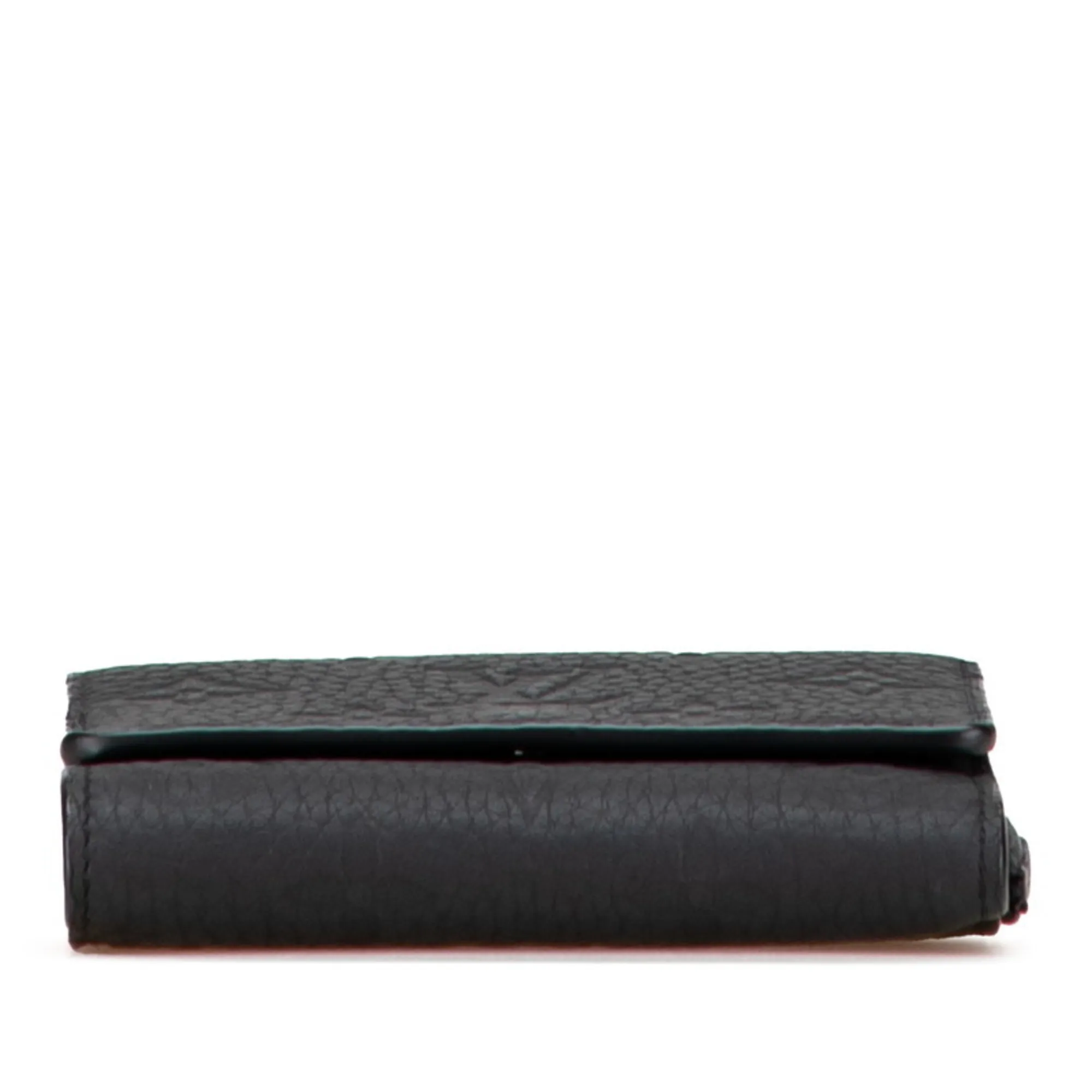 LOUIS VUITTON Black Monogram Leather Wallet