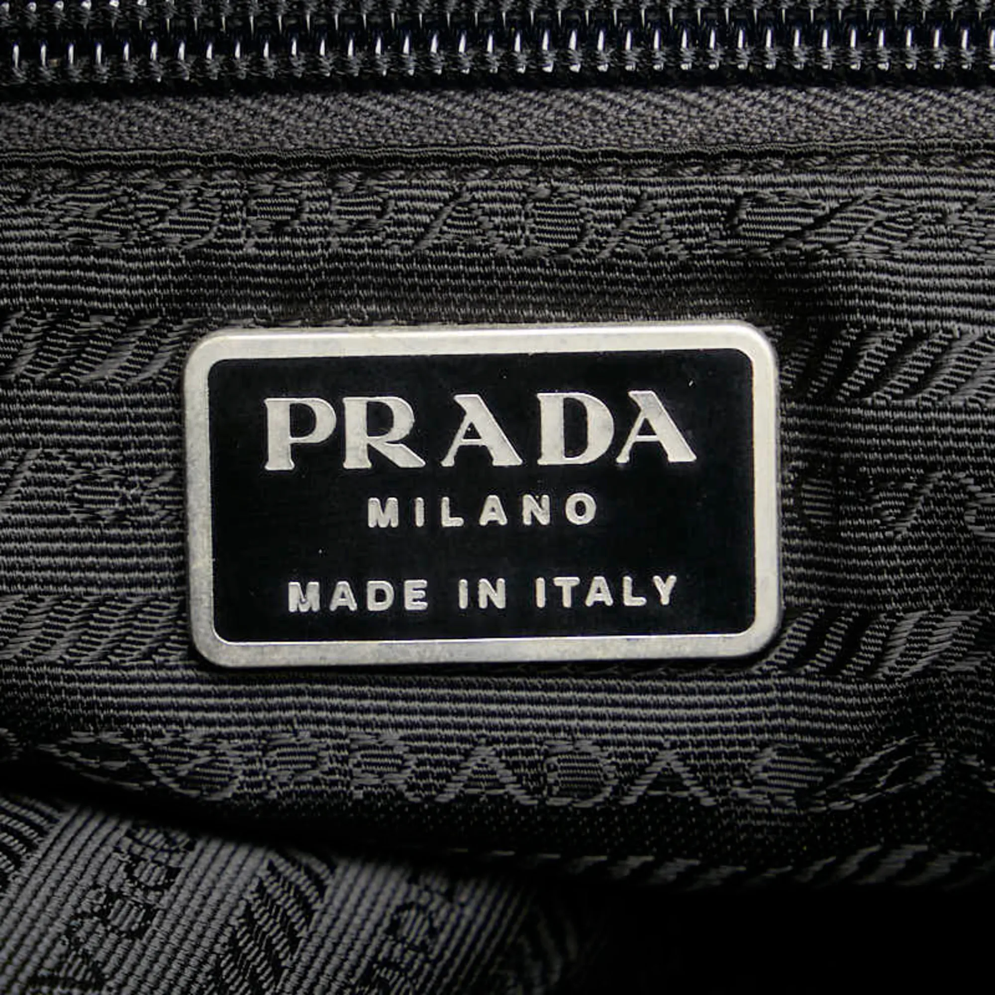 PRADA Black Leather Backpack