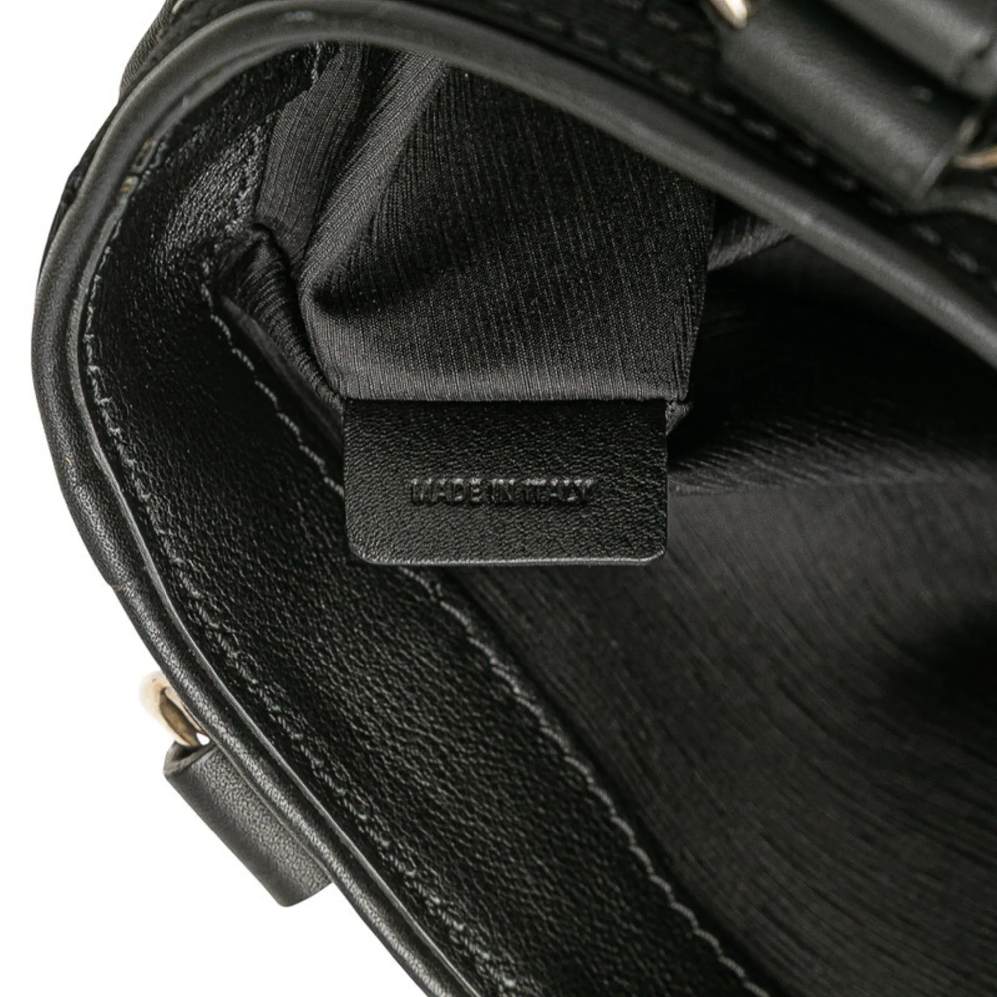 CELINE Black Leather Pouch