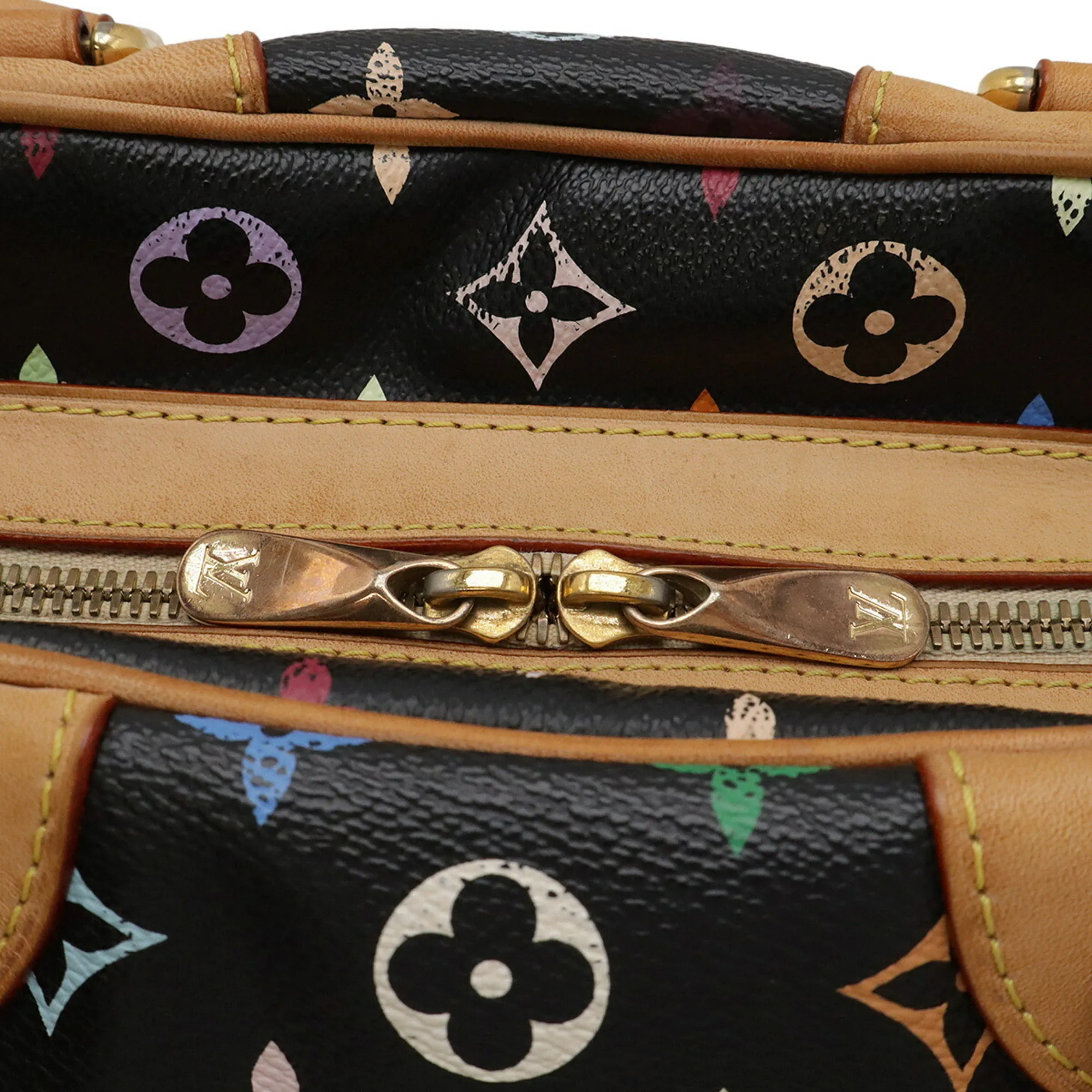 LOUIS VUITTON Black Monogram Shoulder Bag