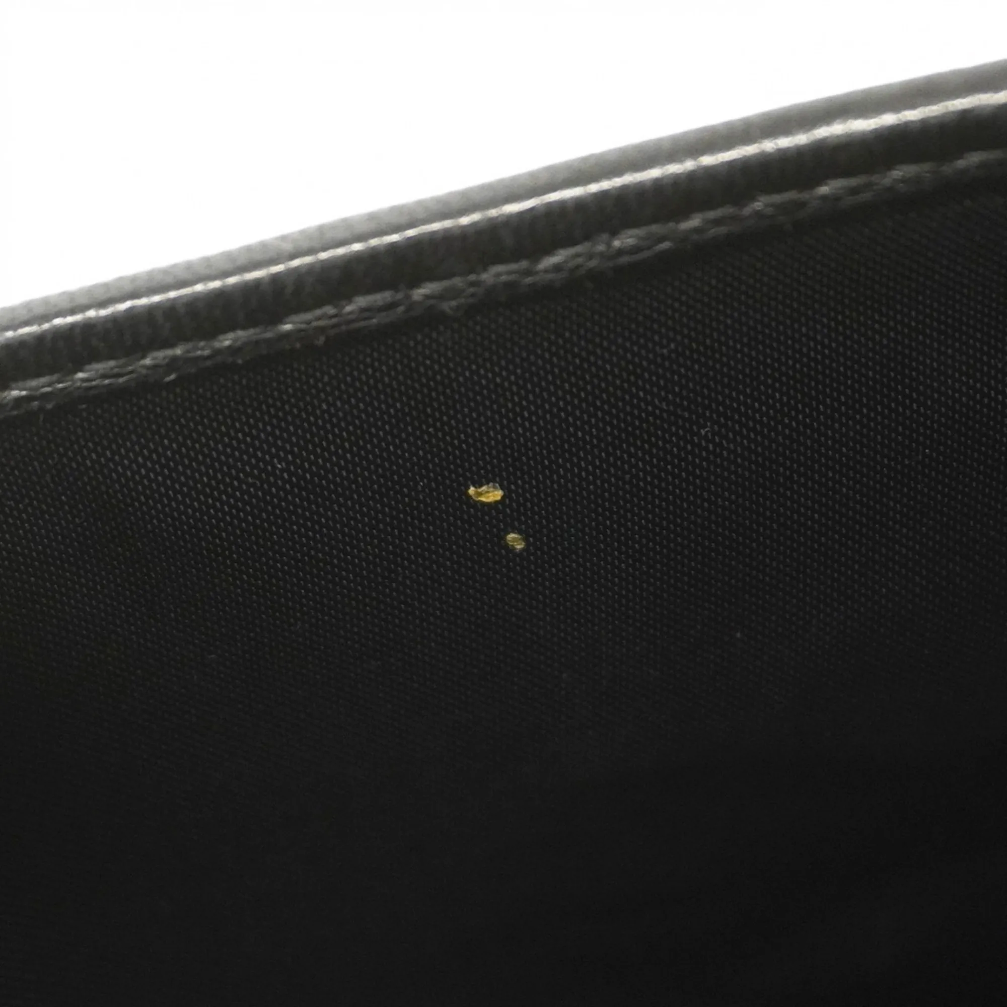 CHANEL Black Lambskin Leather Shoulder Bag