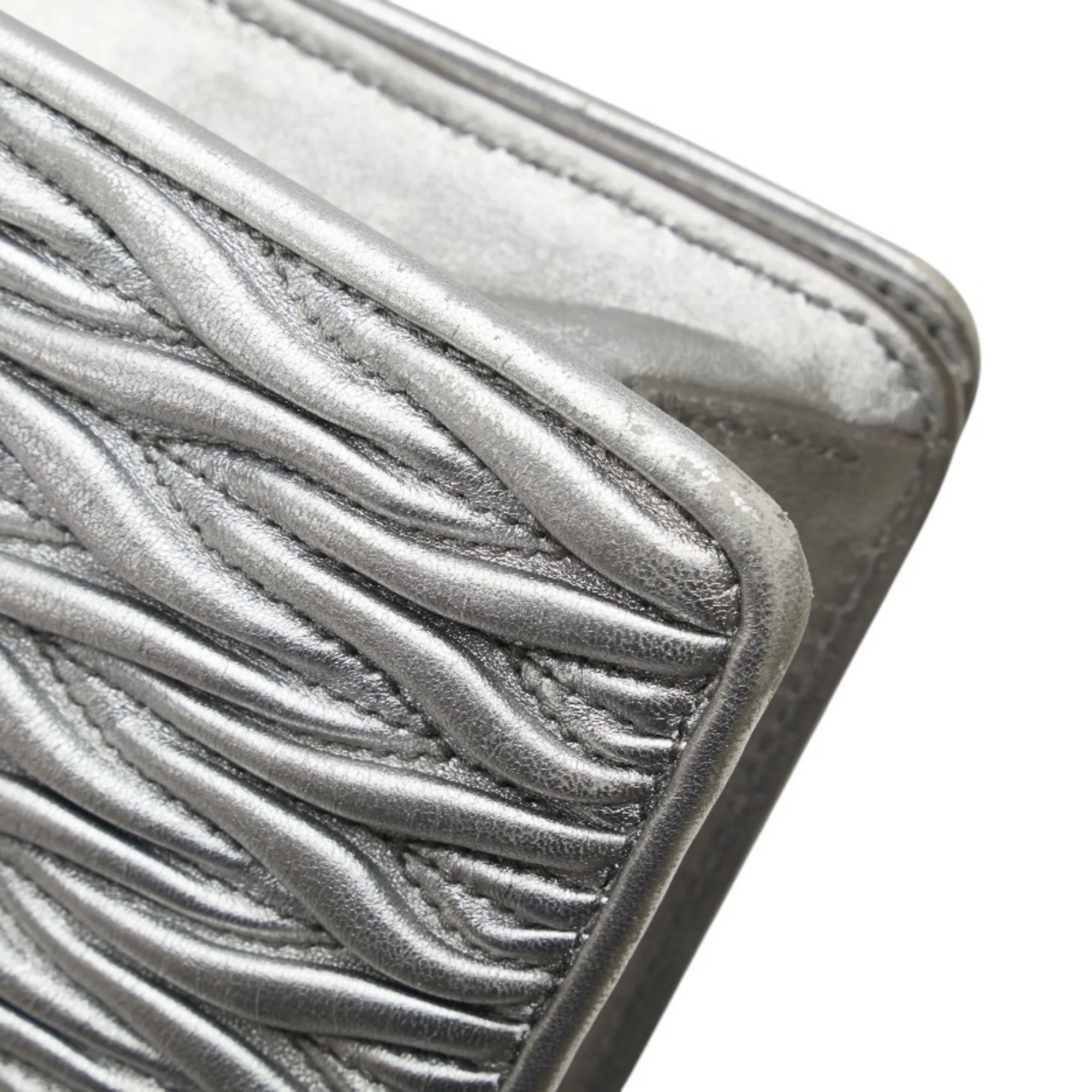 MIU MIU Brown Leather Shoulder Bag