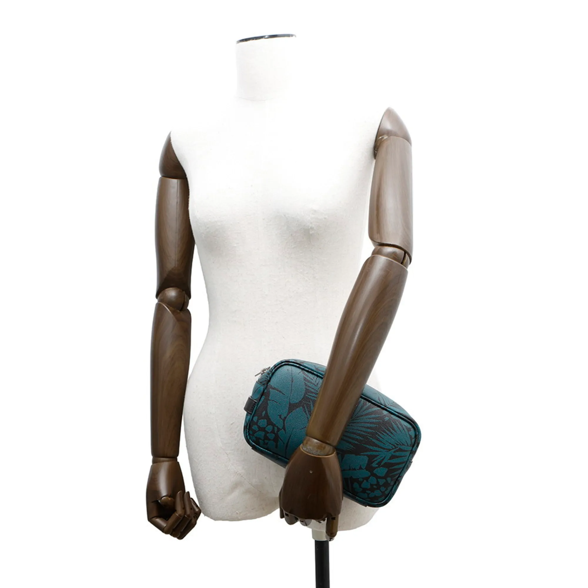 YVES SAINT LAURENT Black Leather Clutch Bag