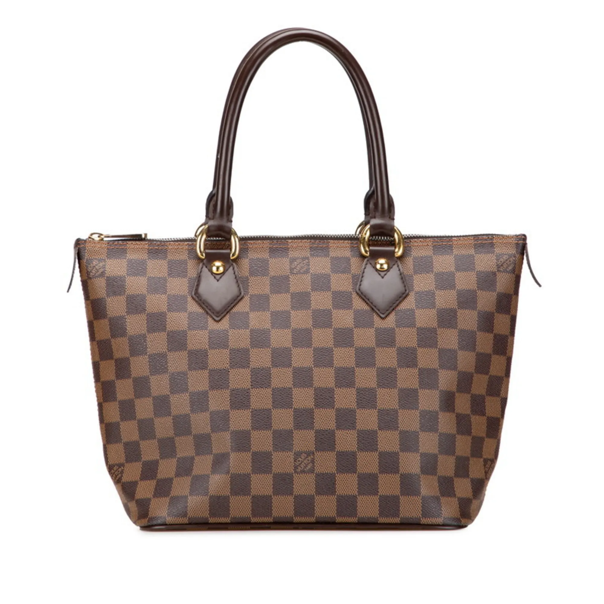 LOUIS VUITTON Brown Damier Leather Bag