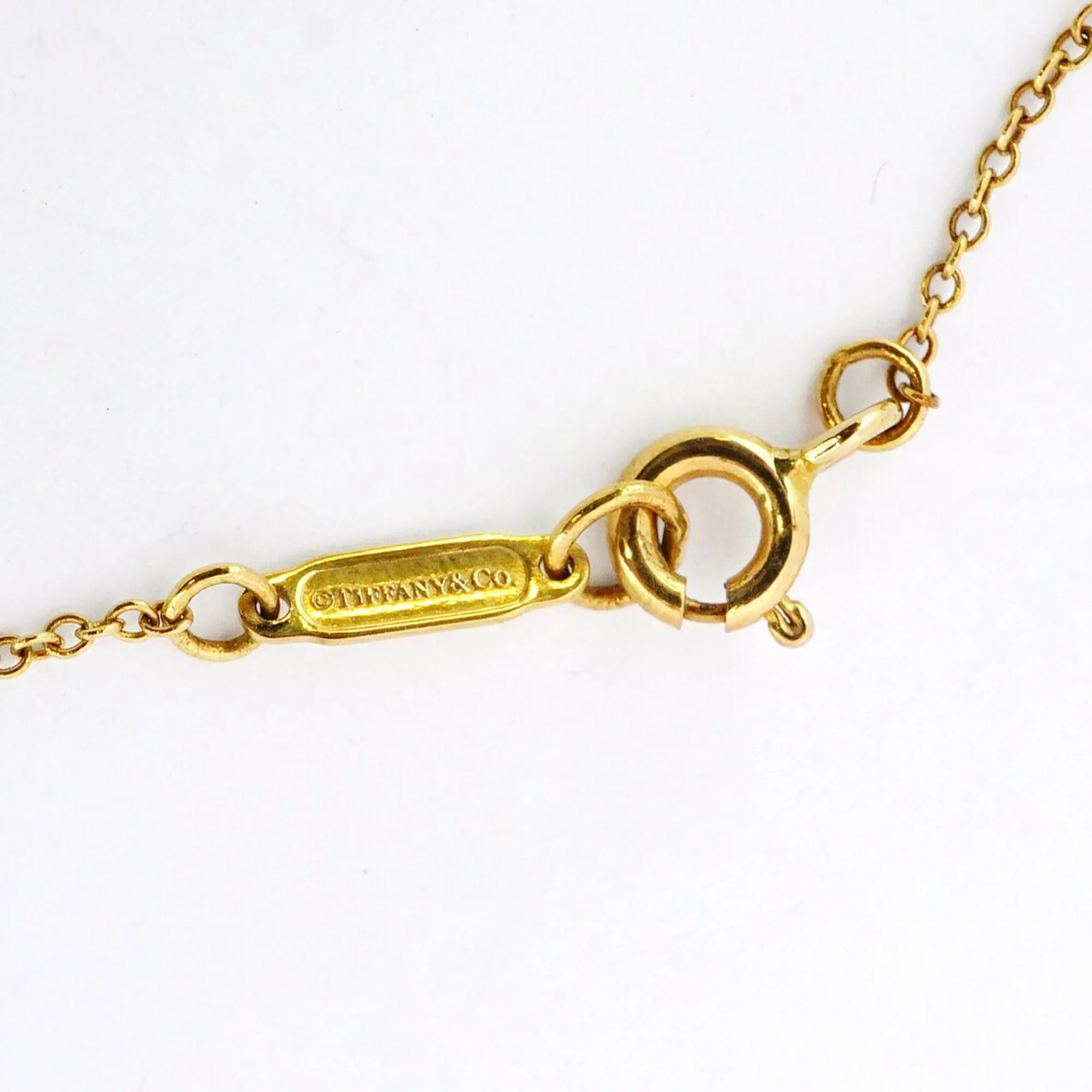 TIFFANY & CO. 18k Gold Diamond Necklace