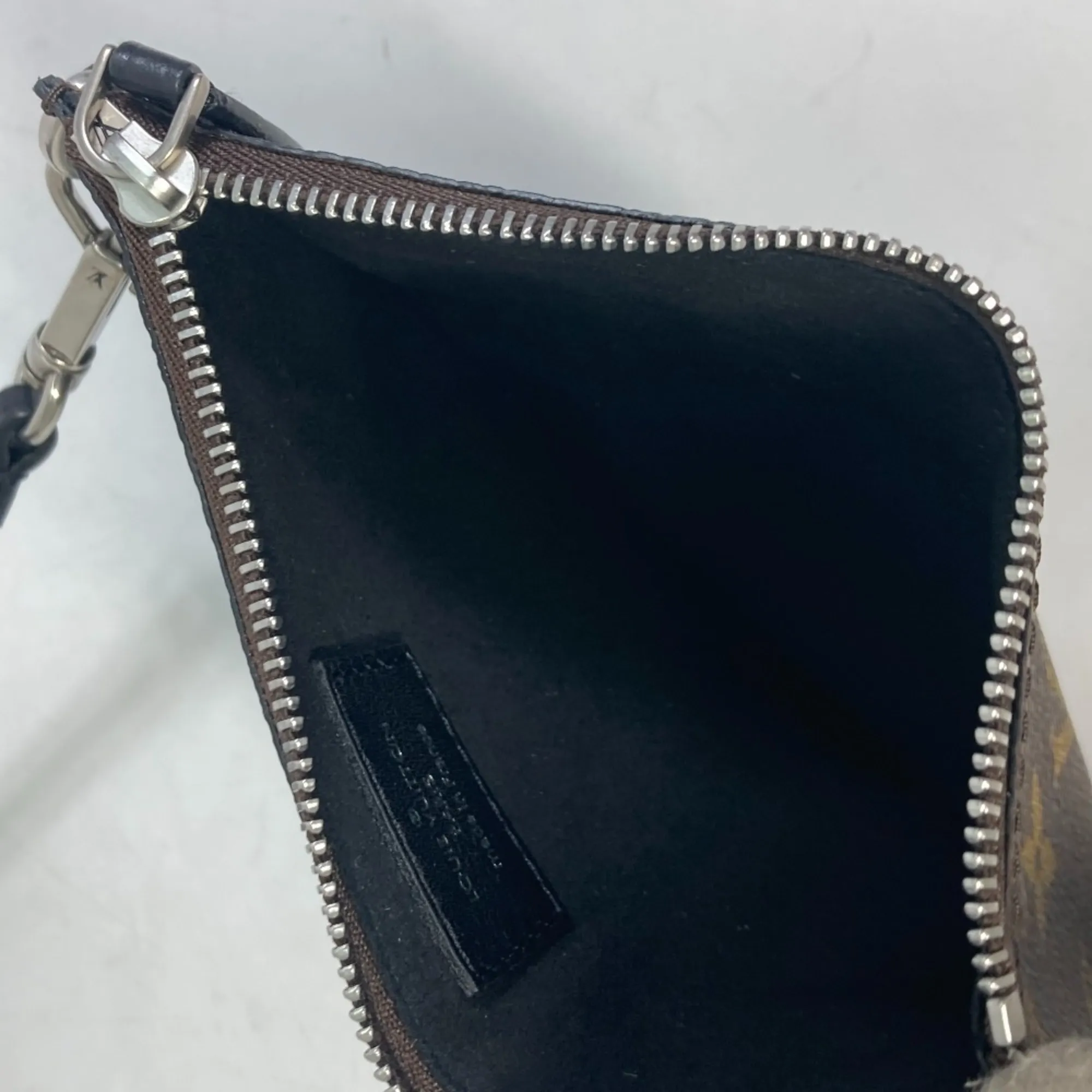 LOUIS VUITTON Black Monogram Shoulder Bag
