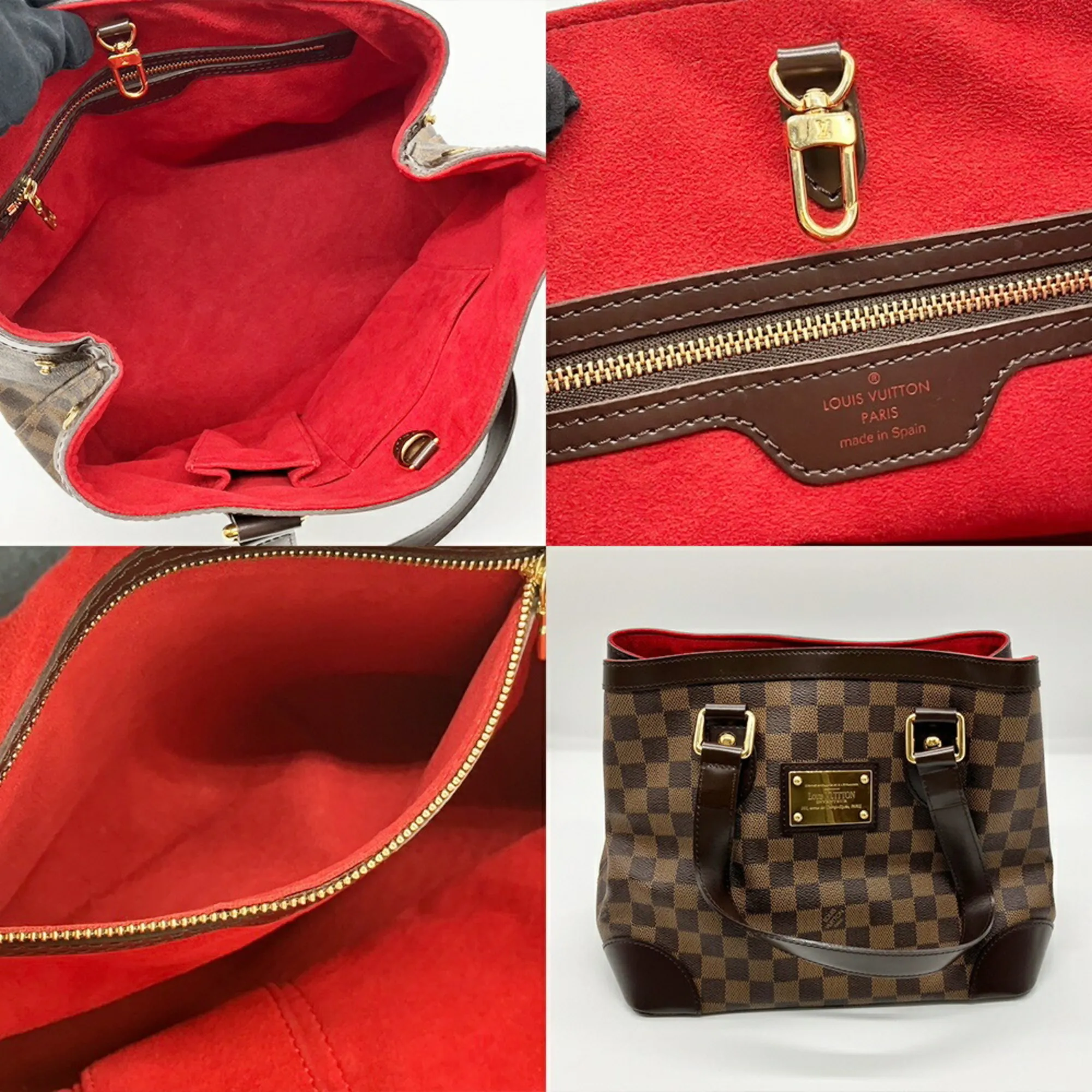 LOUIS VUITTON Brown Damier Tote Bag