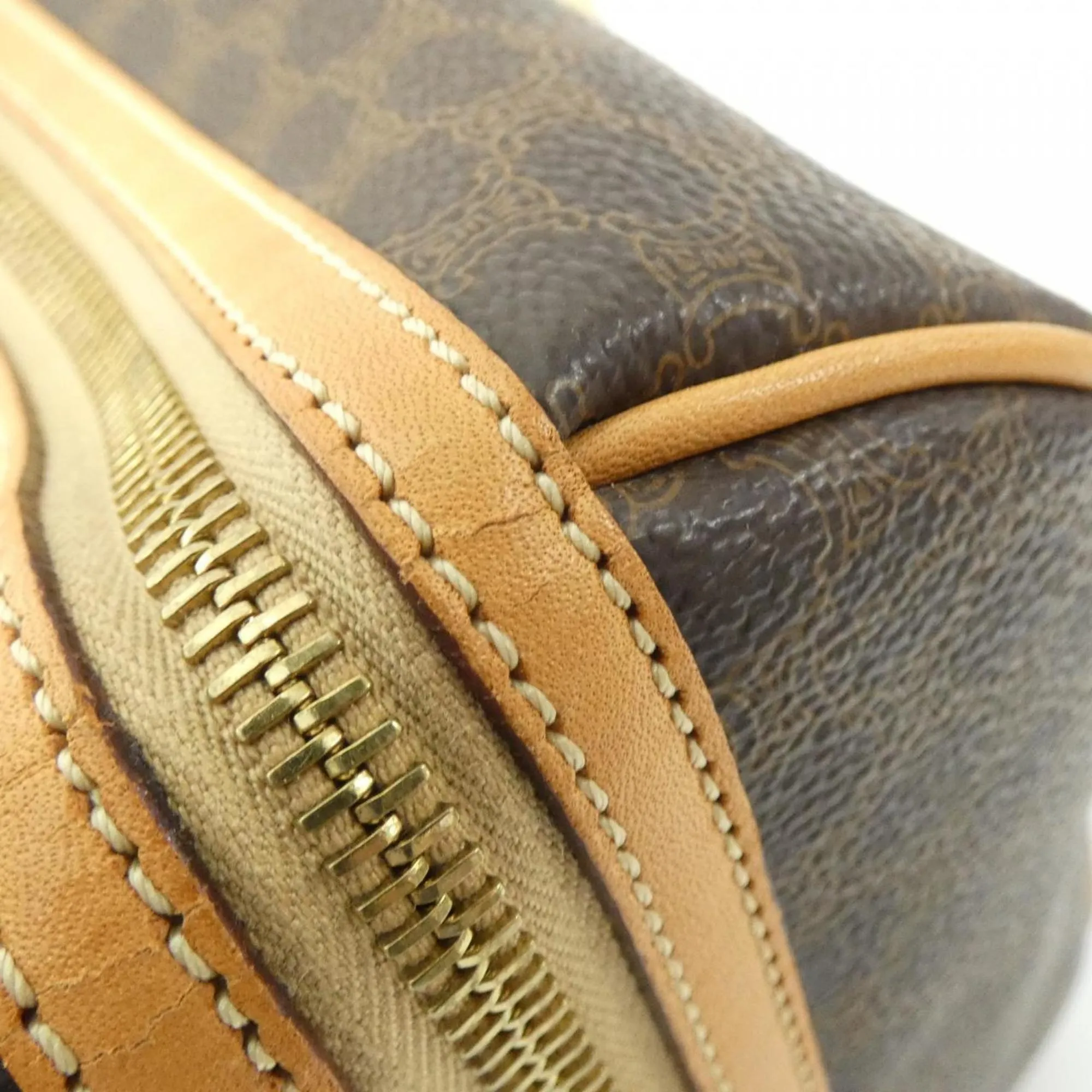 CELINE Brown Boston Bag