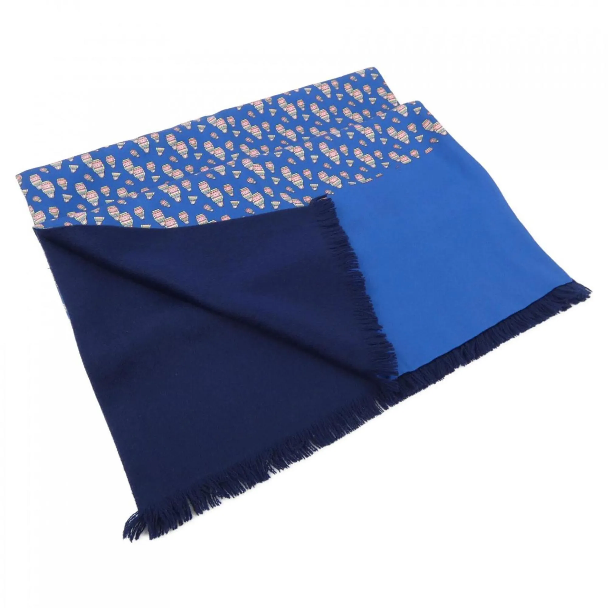 HERMES Blue Scarf