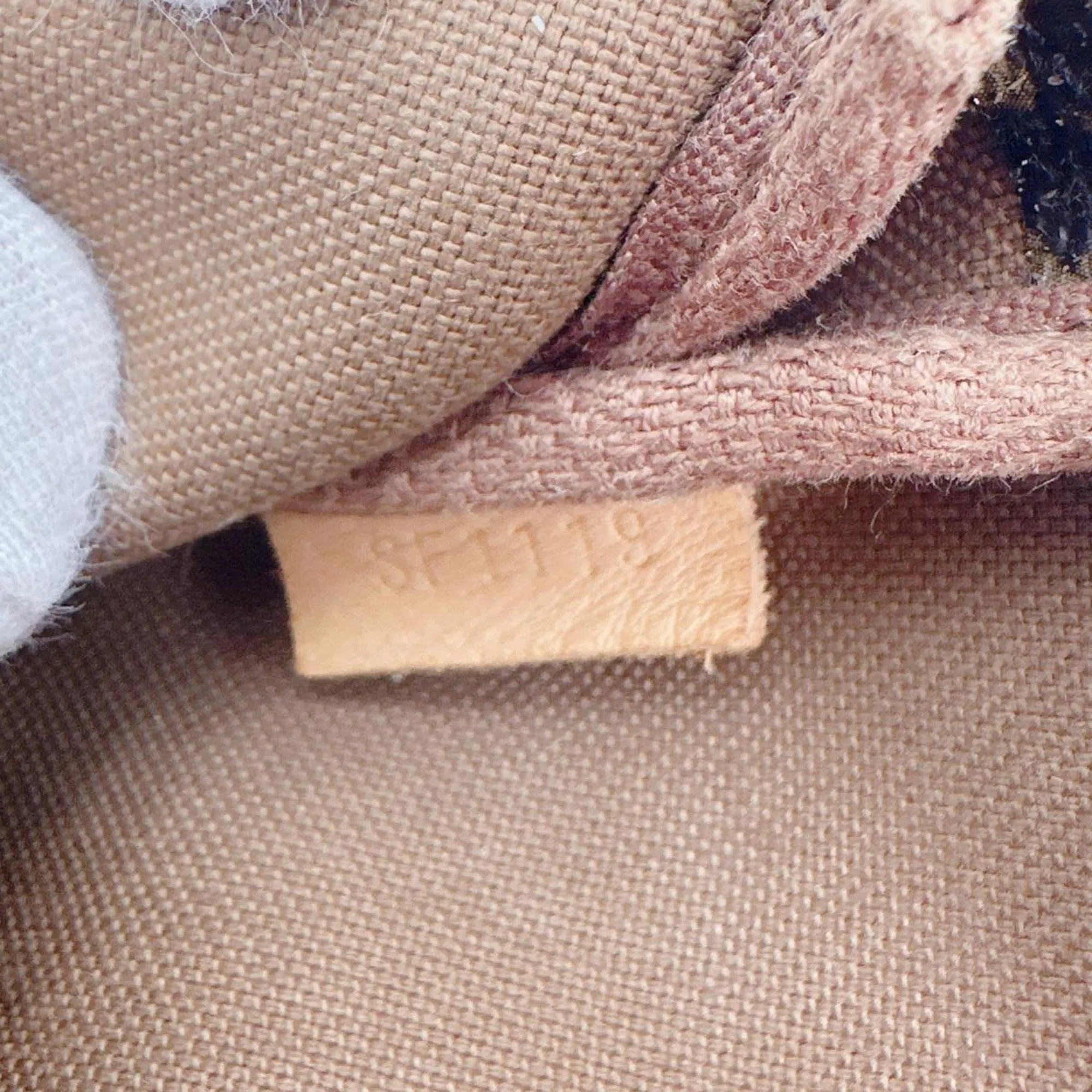 LOUIS VUITTON Brown Monogram Pouch