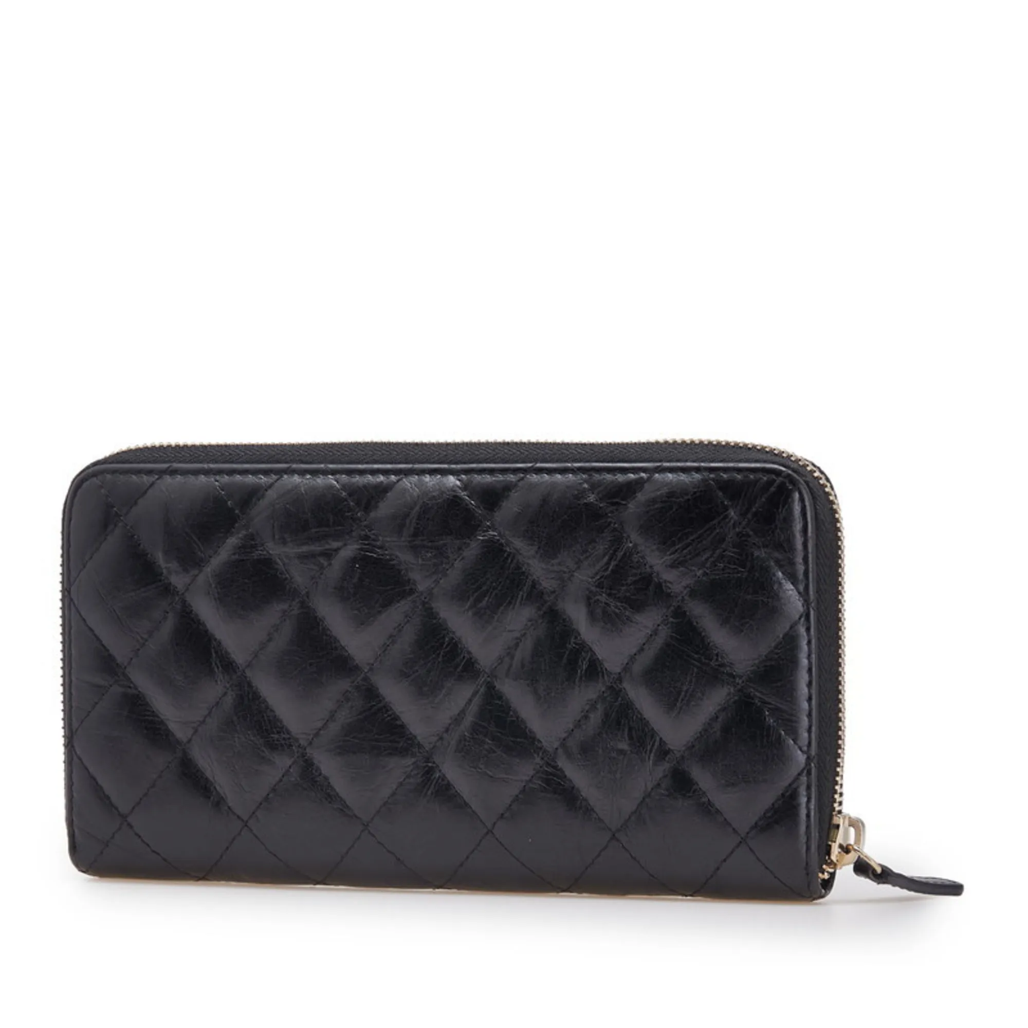 CHANEL Black Leather Wallet