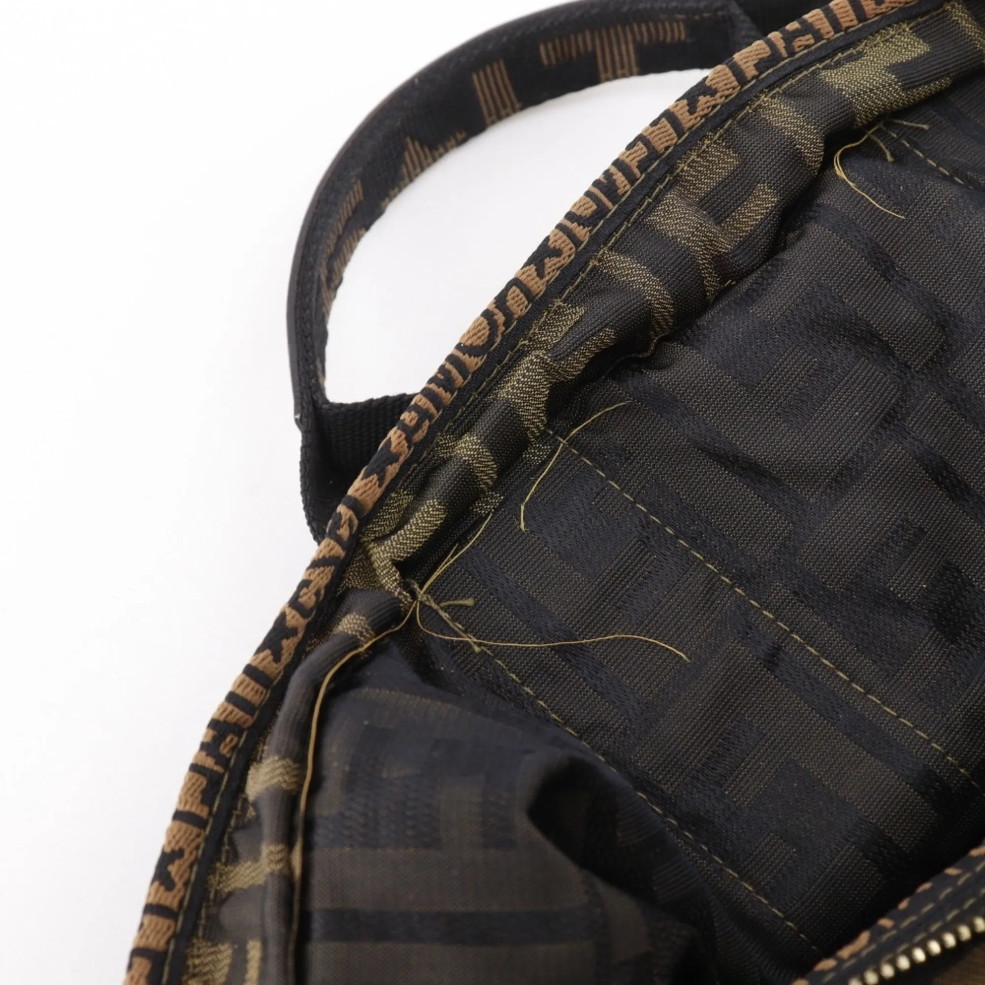 FENDI Brown Zucca Bag