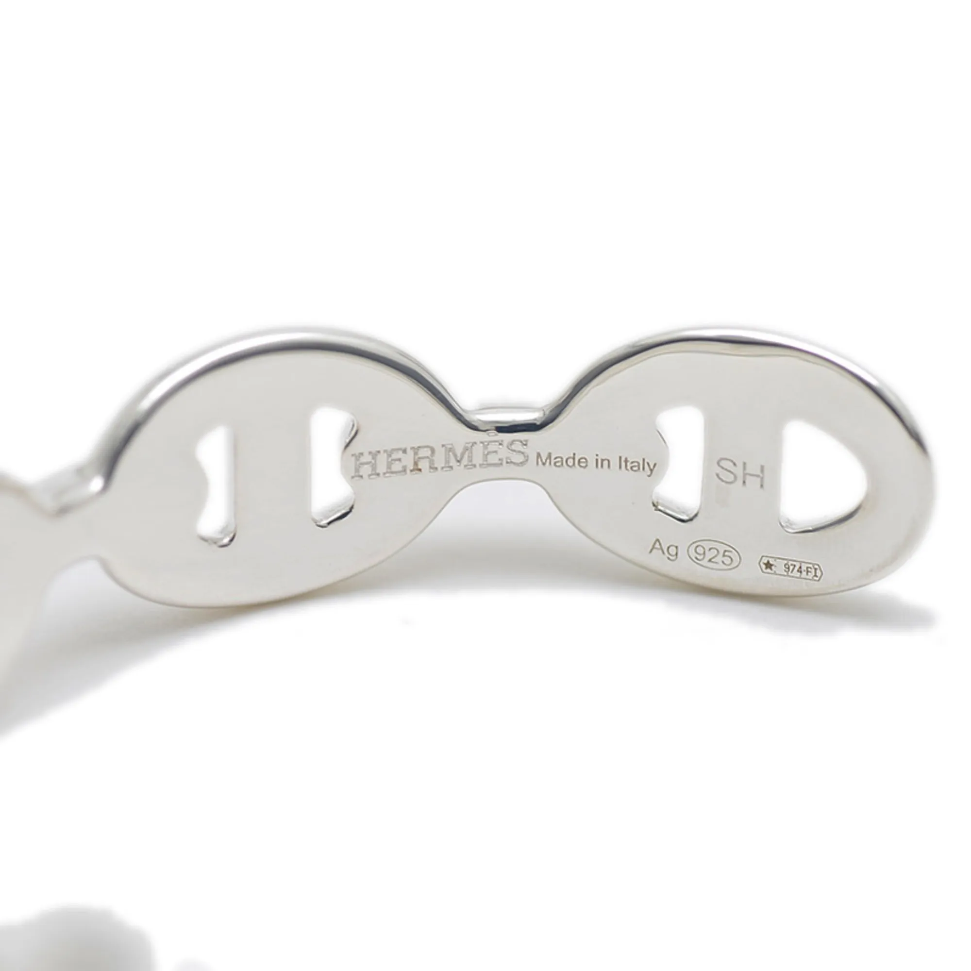 HERMES Silver Bracelet